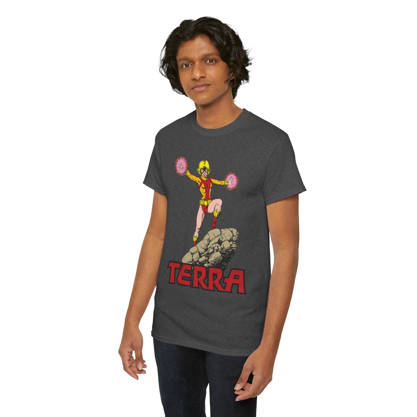 Terra T-Shirt - George Perez Art - - New Teen Titans & Traitor - Judas Contract - Tara Markov, Sister to Geo-Force - Deathstroke Ally - DC Comics
