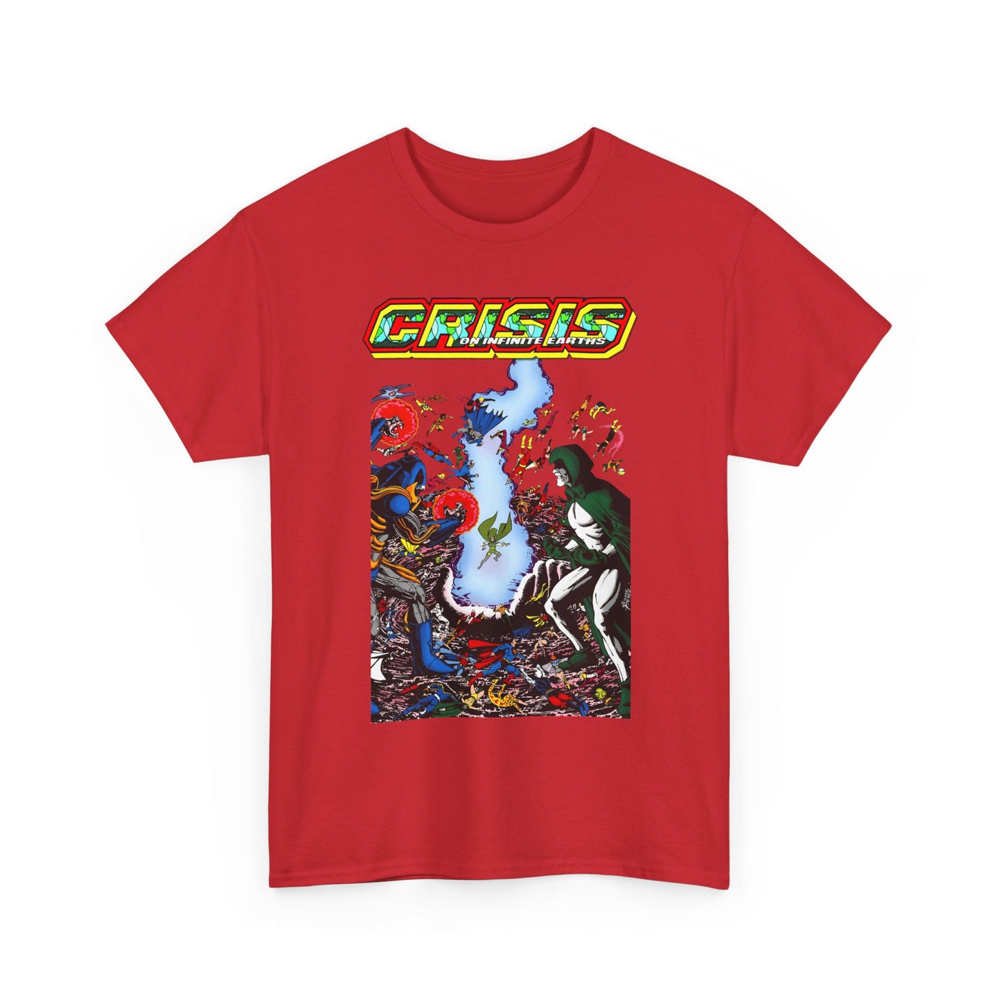 Crisis on Infinite Earths T-Shirt - George Perez Art - #10 Cover - Spectre Vs Anti-Monitor - DC Comics