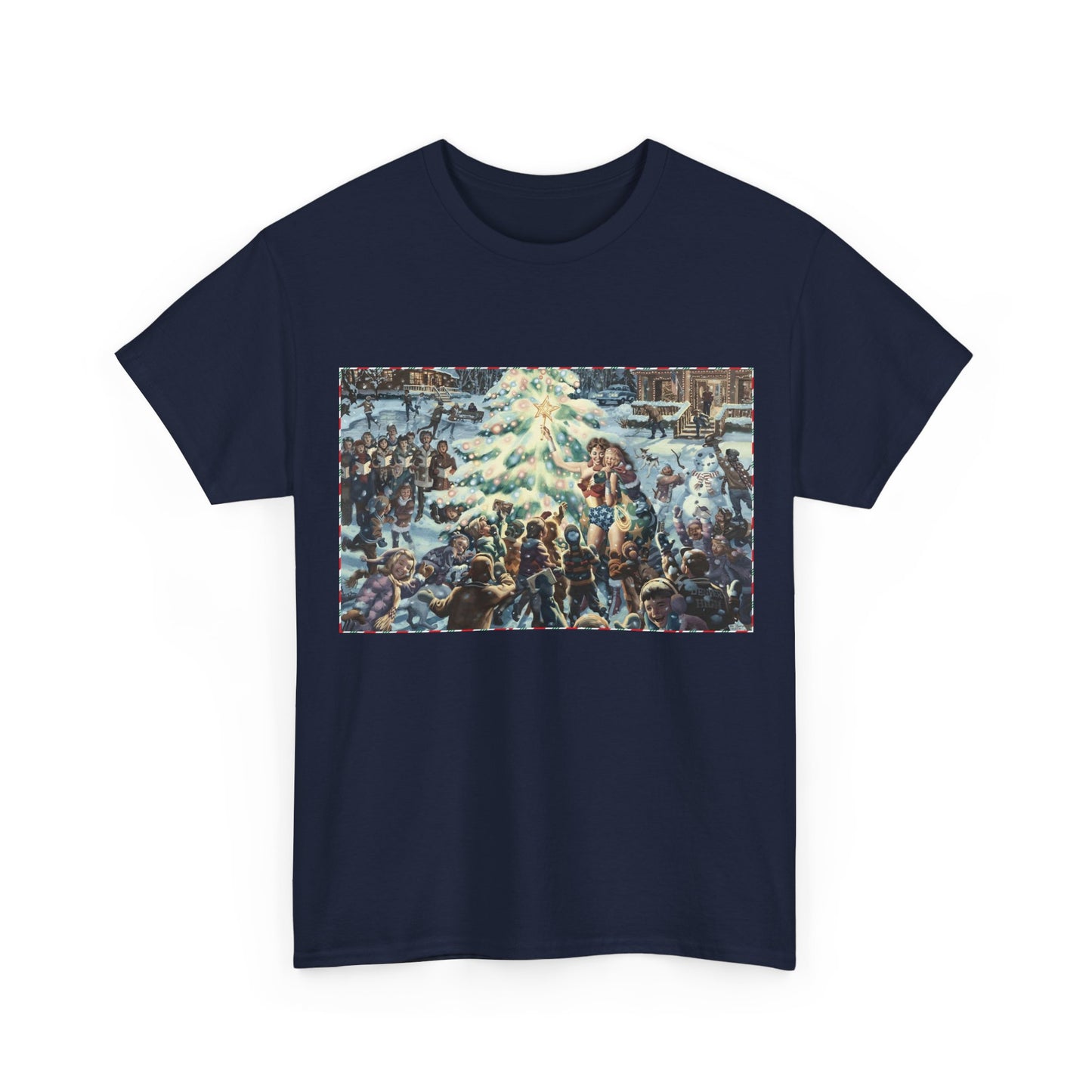 Wonder Woman Christmas T-Shirt - Steve Rude Art - DC Comics