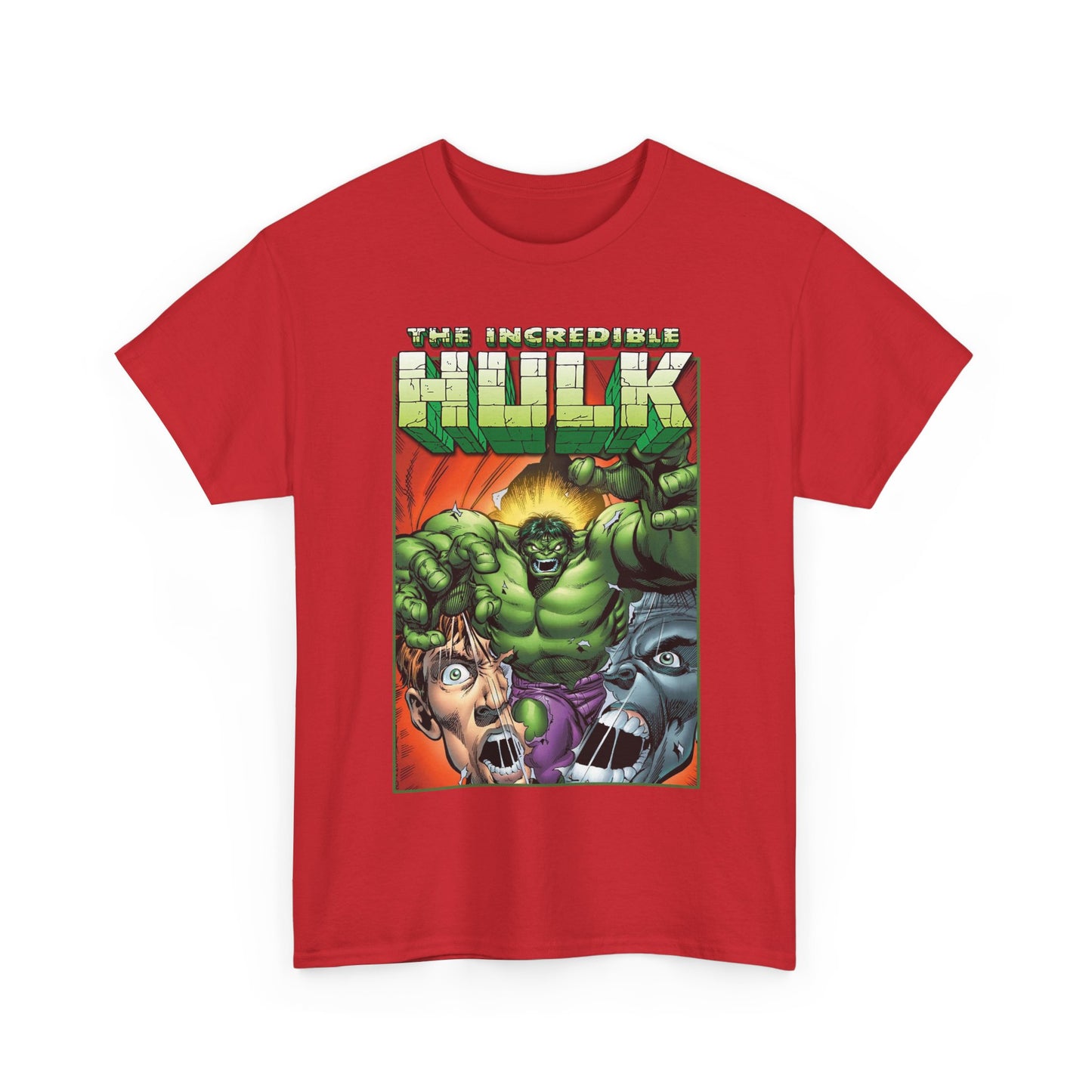 Incredible Hulk T-Shirt - Dale Keown Art - Bruce Banner Psyche - Peter David Story - 1990s Art - Marvel Comics