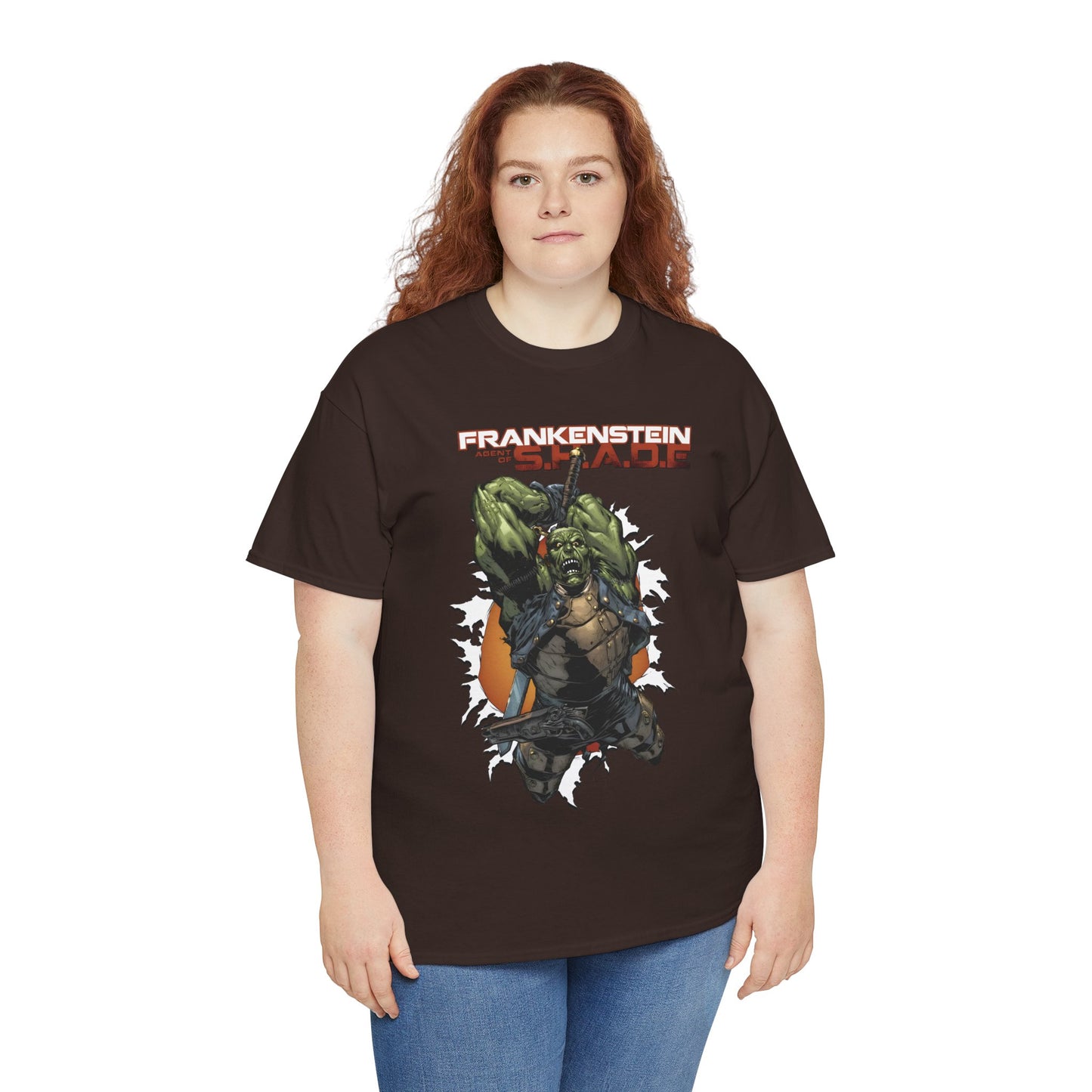 Frankenstein, Agent of SHADE T-Shirt - Alberto Ponticelli Art - New 52 Series - DC Comics