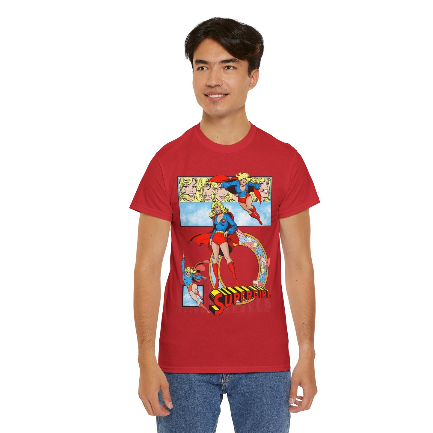 Supergirl T-Shirt - Krypton, Superman, Kara, Kandor - DC Comics - 1980s Art - Style Guide - Superman's Cousin