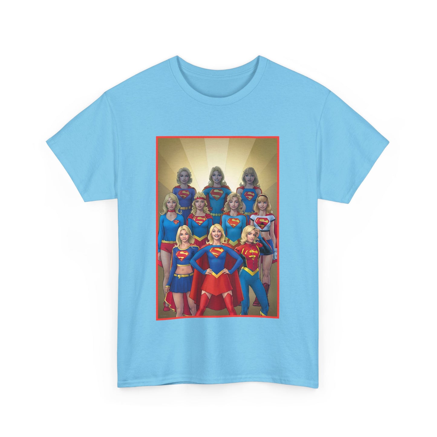 Supergirl Through the Ages T-Shirt - Nicola Scott Art - Kara from Kandor, Superman's Cousin, Linda Danvers - Survivor from Krypton - DC Comics