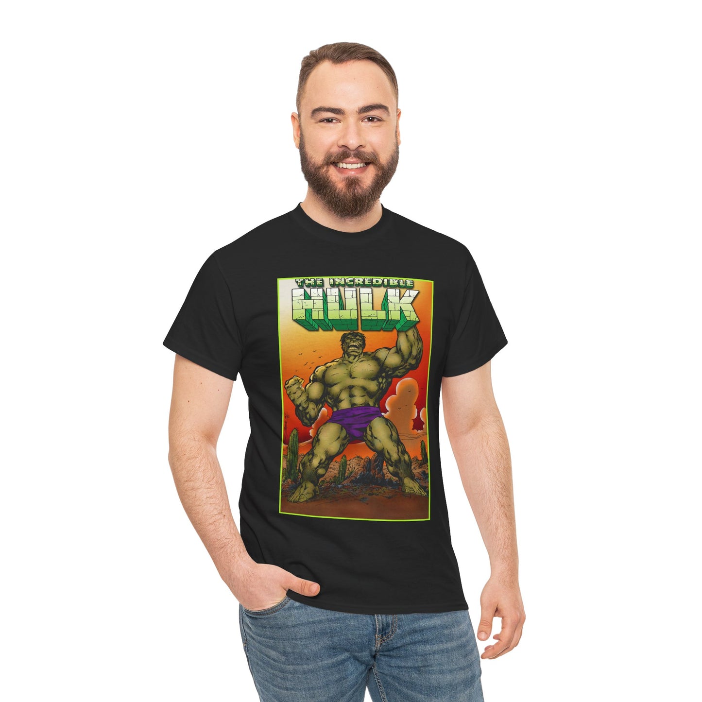 Incredible Hulk T-Shirt - John Byrne Art - Bruce Banner - Marvel Comics