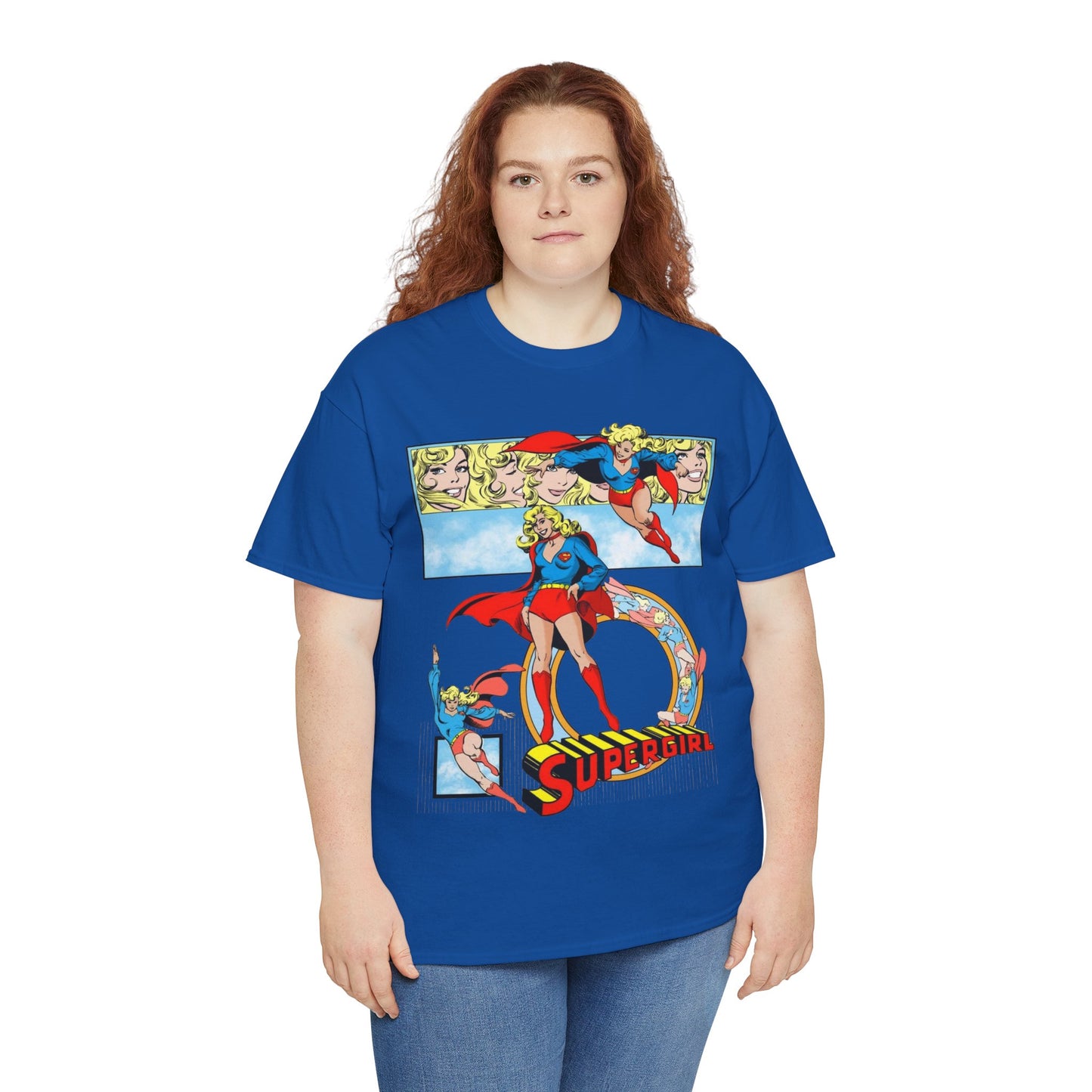 Supergirl T-Shirt - Krypton, Superman, Kara, Kandor - DC Comics - 1980s Art - Style Guide - Superman's Cousin