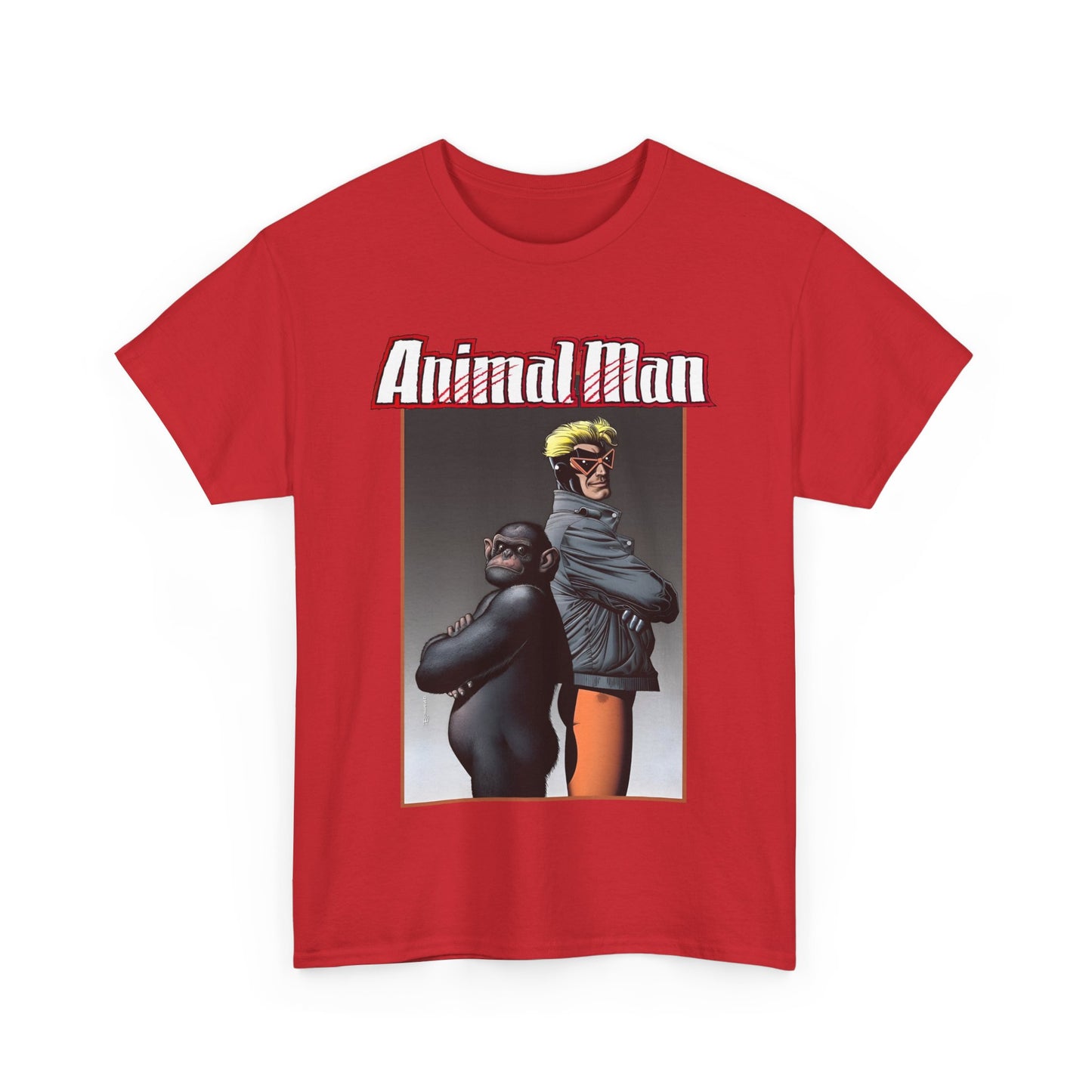 Animal Man T-Shirt - Brian Bolland Art - Buddy Baker - Grant Morrison Series - Vertigo Comics/DC Comics