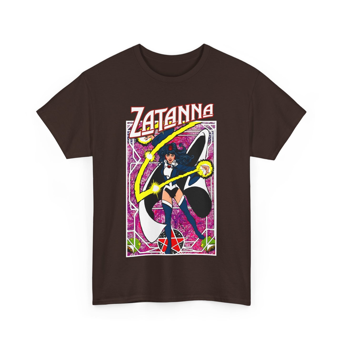 Zatanna T-Shirt - George Perez Postcard Art - Justice League Magic Member - JLA Satellite Era - DC Comics