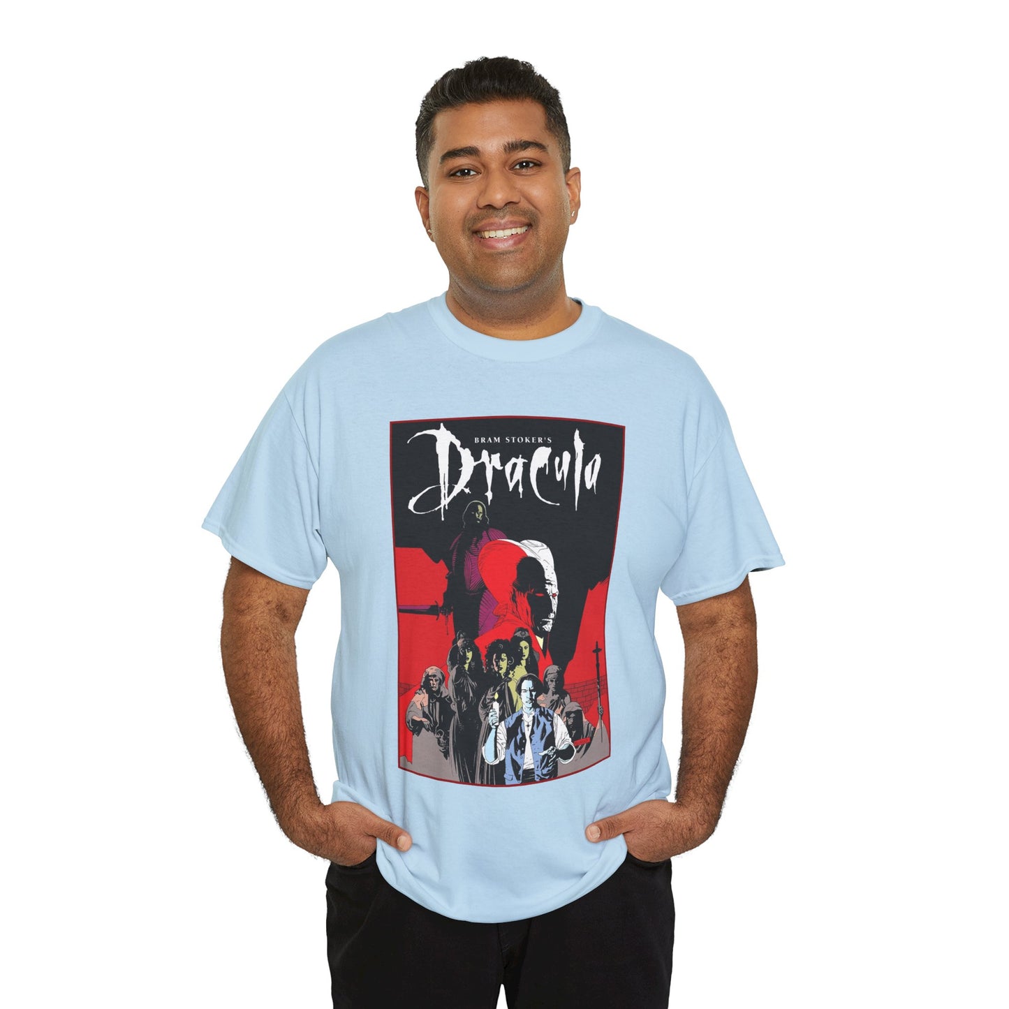 Bram Stoker's Dracula T-Shirt - Mike Mignola Art - Francis Ford Coppola Movie - Mina Murray, Jonathan Harker