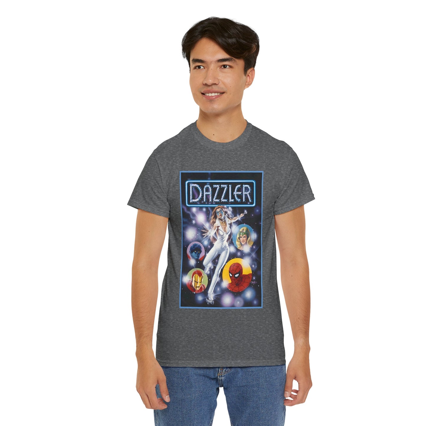 Dazzler T-Shirt - Bob Larkin Art - X-Men Connection - Alison Blaire - Mutant Pop Star - Marvel Comics