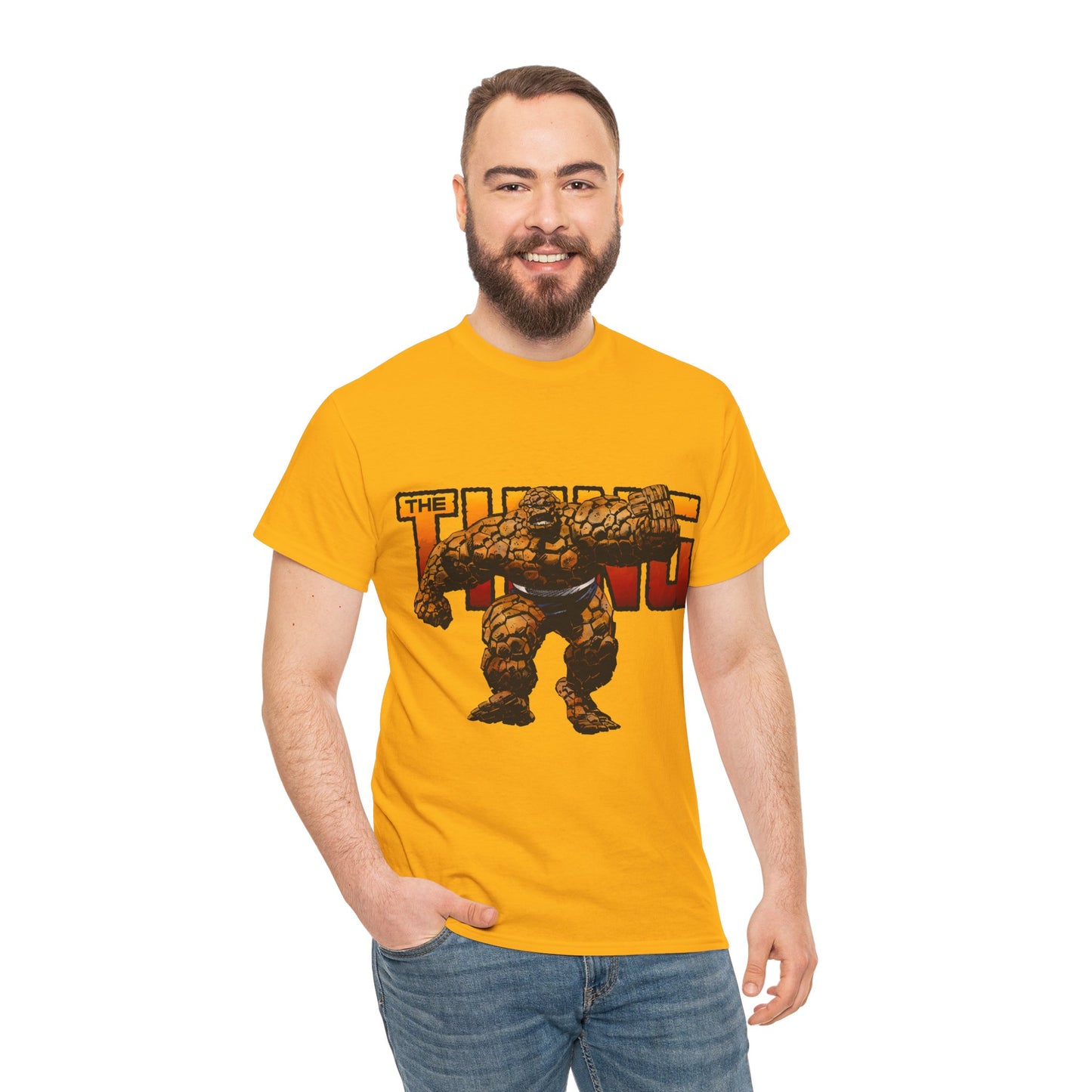 The Thing T-Shirt - Amazing John Byrne Art - Marvel Comics - Popular Fantastic Four Member - Ben Grimm