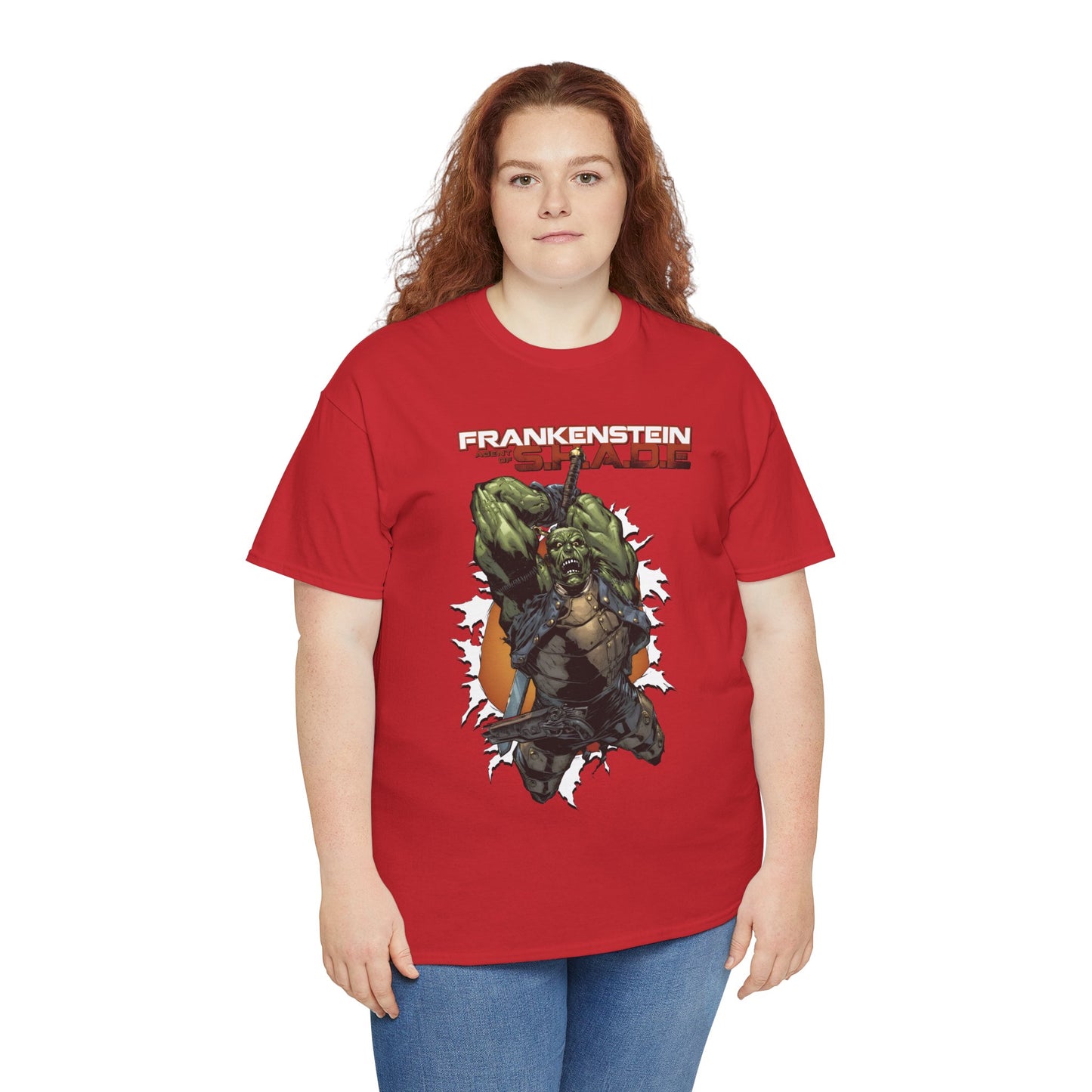 Frankenstein, Agent of SHADE T-Shirt - Alberto Ponticelli Art - New 52 Series - DC Comics