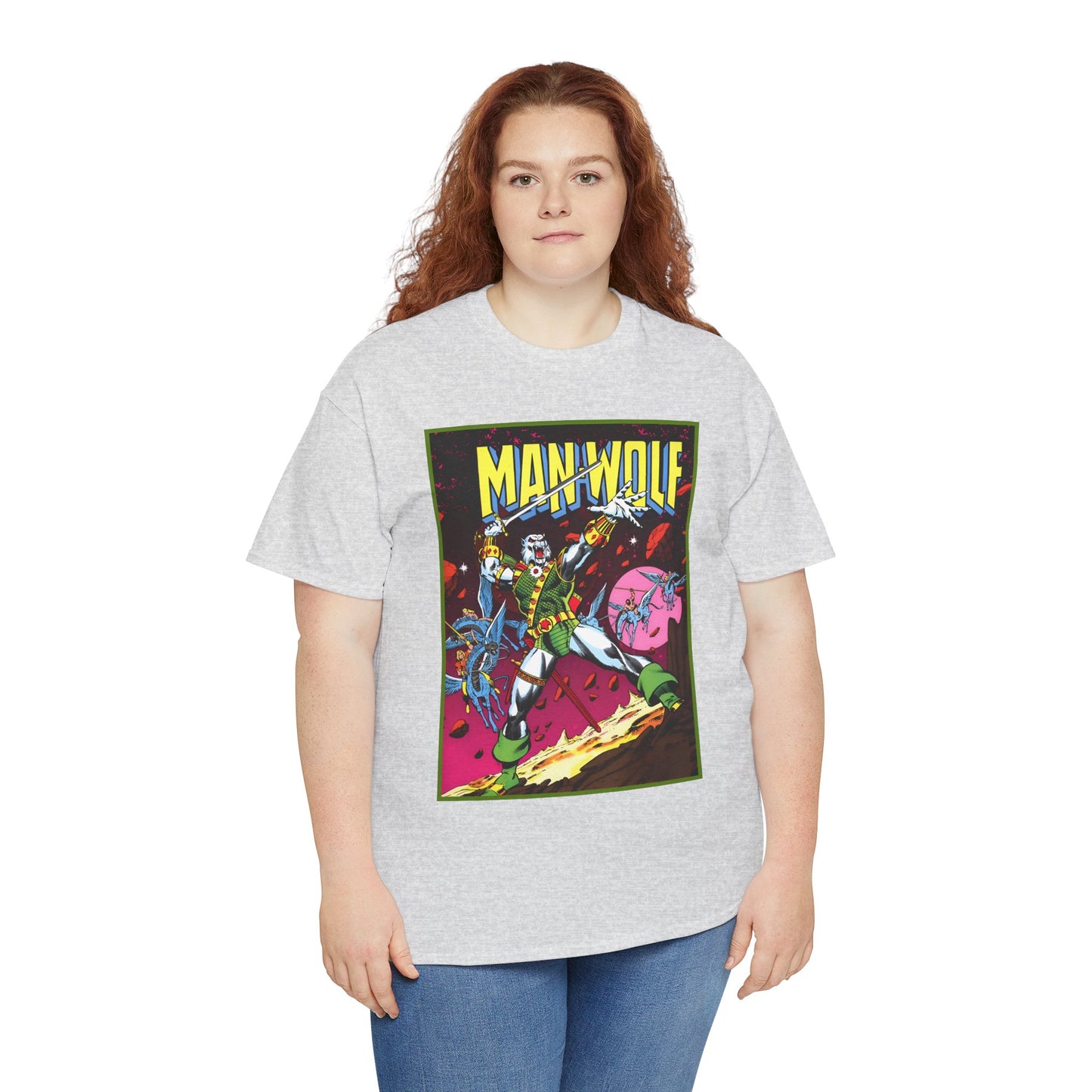 Man-Wolf T-Shirt - George Perez Art - Colonel John Jameson - Marvel Premiere #45 Cover Art - Marvel Comics