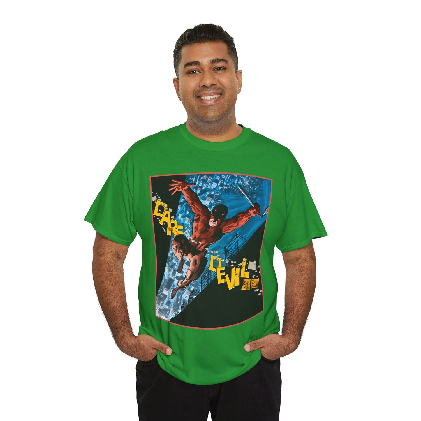 Daredevil T-Shirt - Frank Miller & Klaus Janson Art - The Man With No Fear - Hell's Kitchen - Marvel Comics