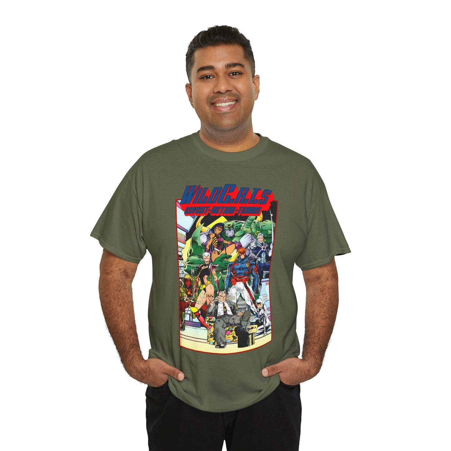 Wildcats Shirt - Jim Lee Art - Warblade, Maul, Voodoo, Grifter, Zealot, Emp, Void - Image Comics/Wildstorm/DC Comics
