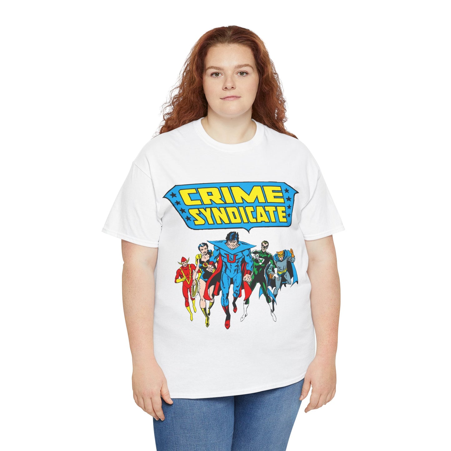 Crime Syndicate T-Shirt - Ultraman, Owlman, Superwoman, Power Ring, Johnny Quick - Earth 3 Justice League Villains - DC Comics