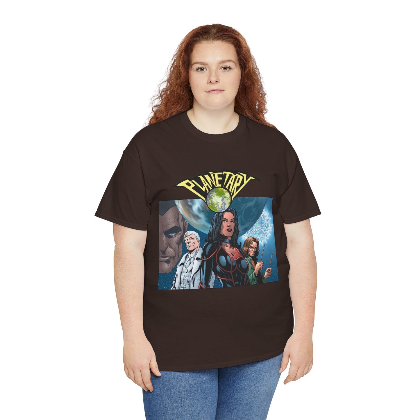 Planetary T-Shirt - Phil Jimenez Art - The Drummer, Jakita Wagner & Elijah Snow - DC Comics/Wildstorm - Ellis Story