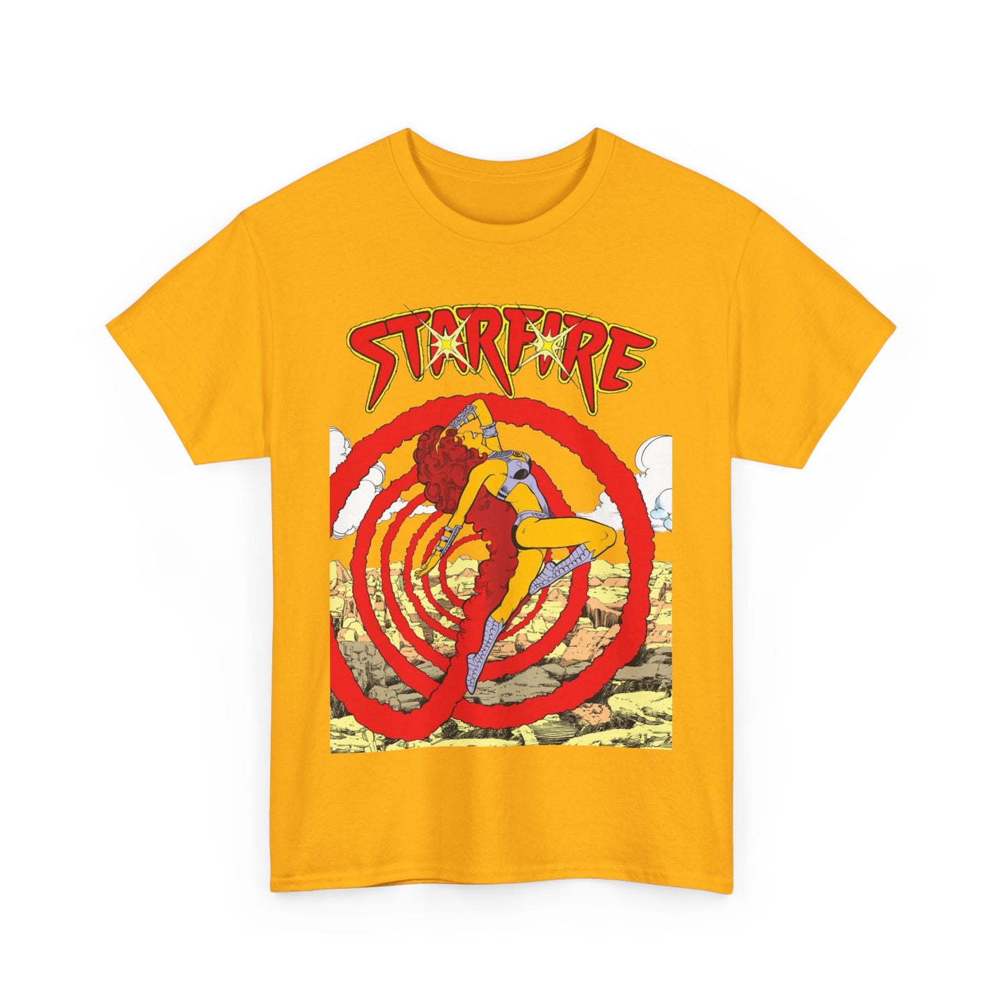 Starfire T-Shirt - George Perez Art - New Teen Titans Member - DC Comics - Koriand'r, Princess from Tamaran