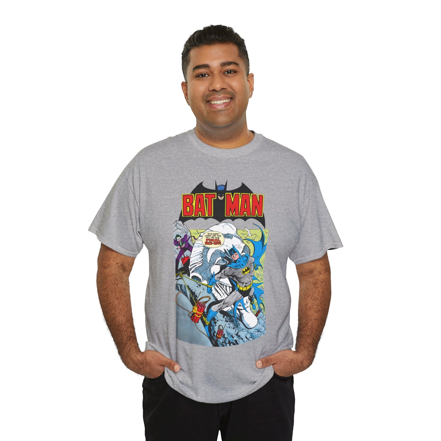 Batman T-Shirt - José Luis García-López Art - Joker - #353 Cover Art - Batman Strapped to Mount Rushmore - Amazing Bronze Age Art