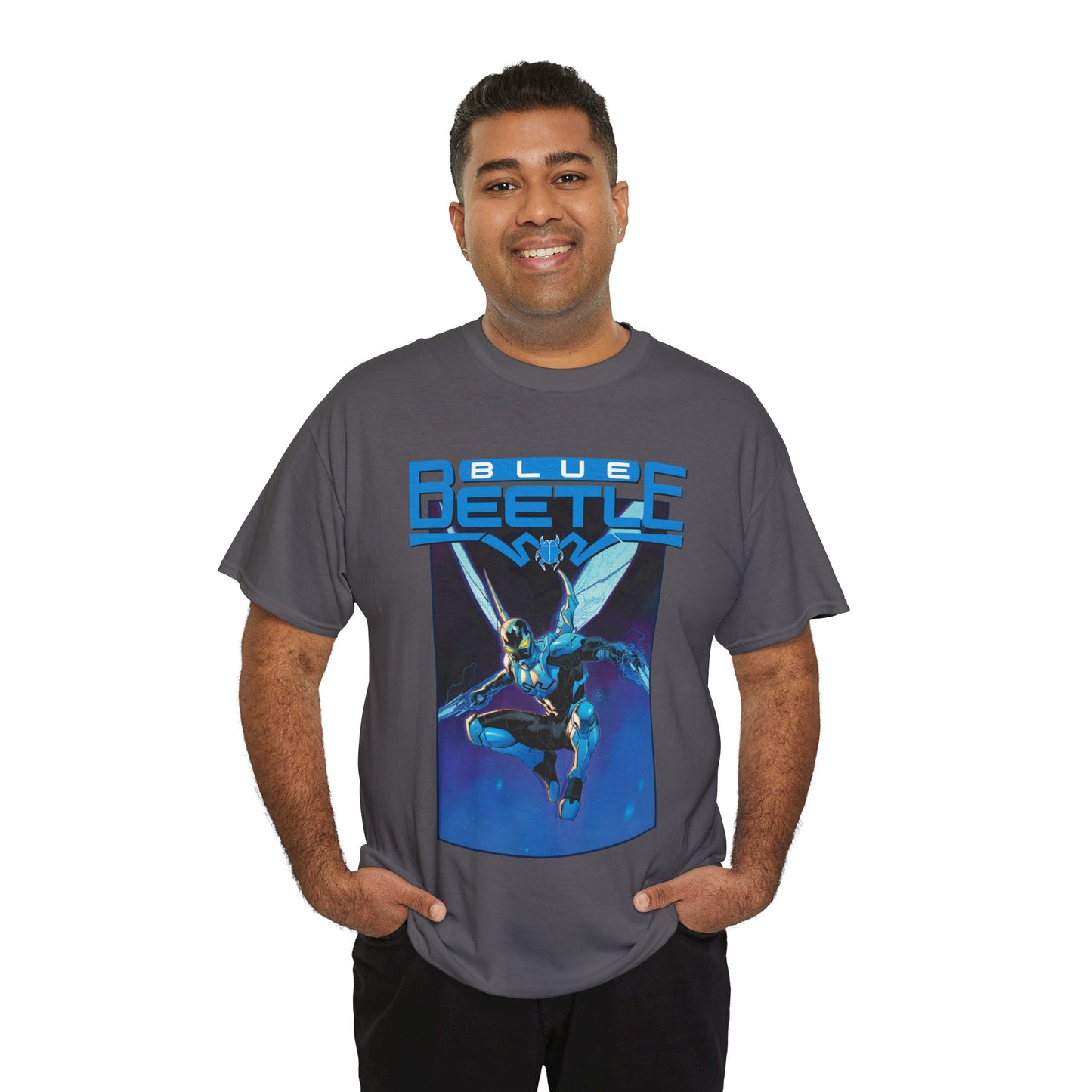 Blue Beetle T-Shirt - Dan Mora Art - DC Comics Character - Jaime Reyes