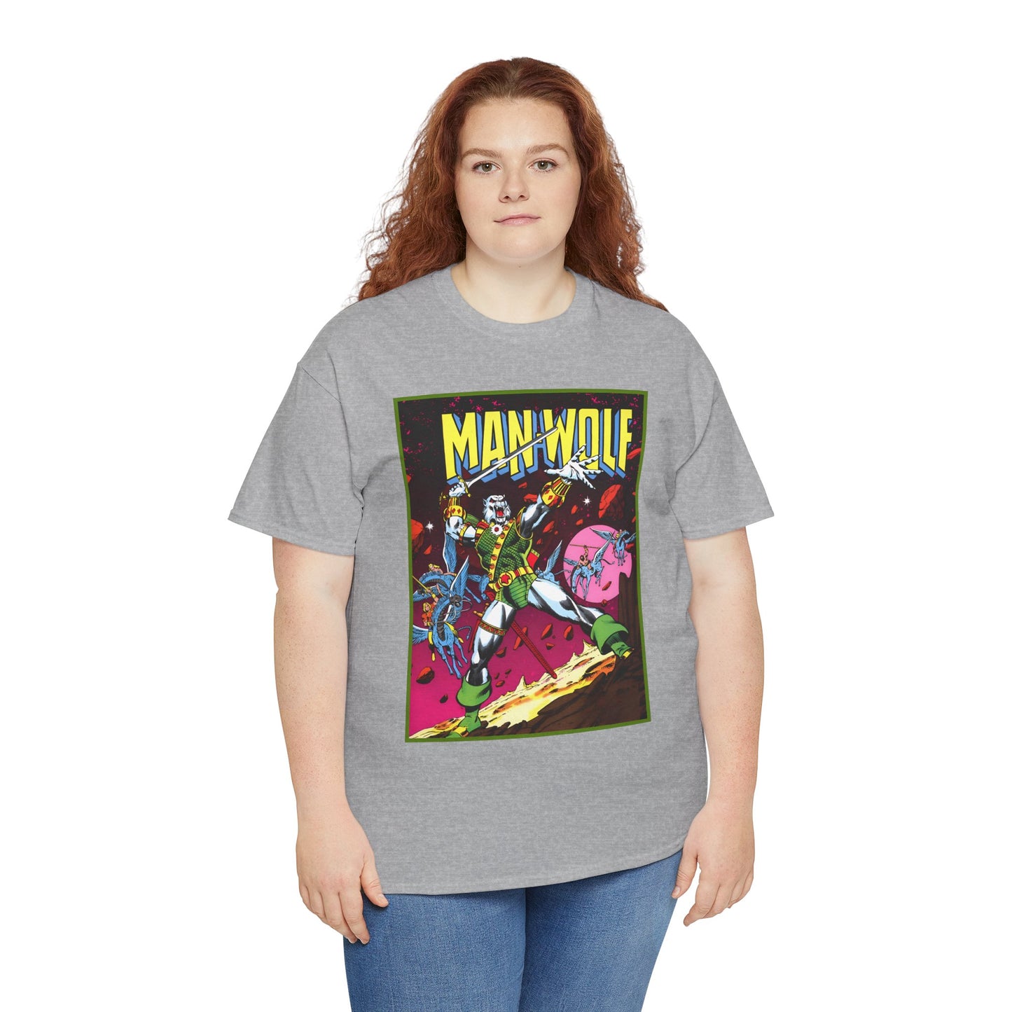 Man-Wolf T-Shirt - George Perez Art - Colonel John Jameson - Marvel Premiere #45 Cover Art - Marvel Comics