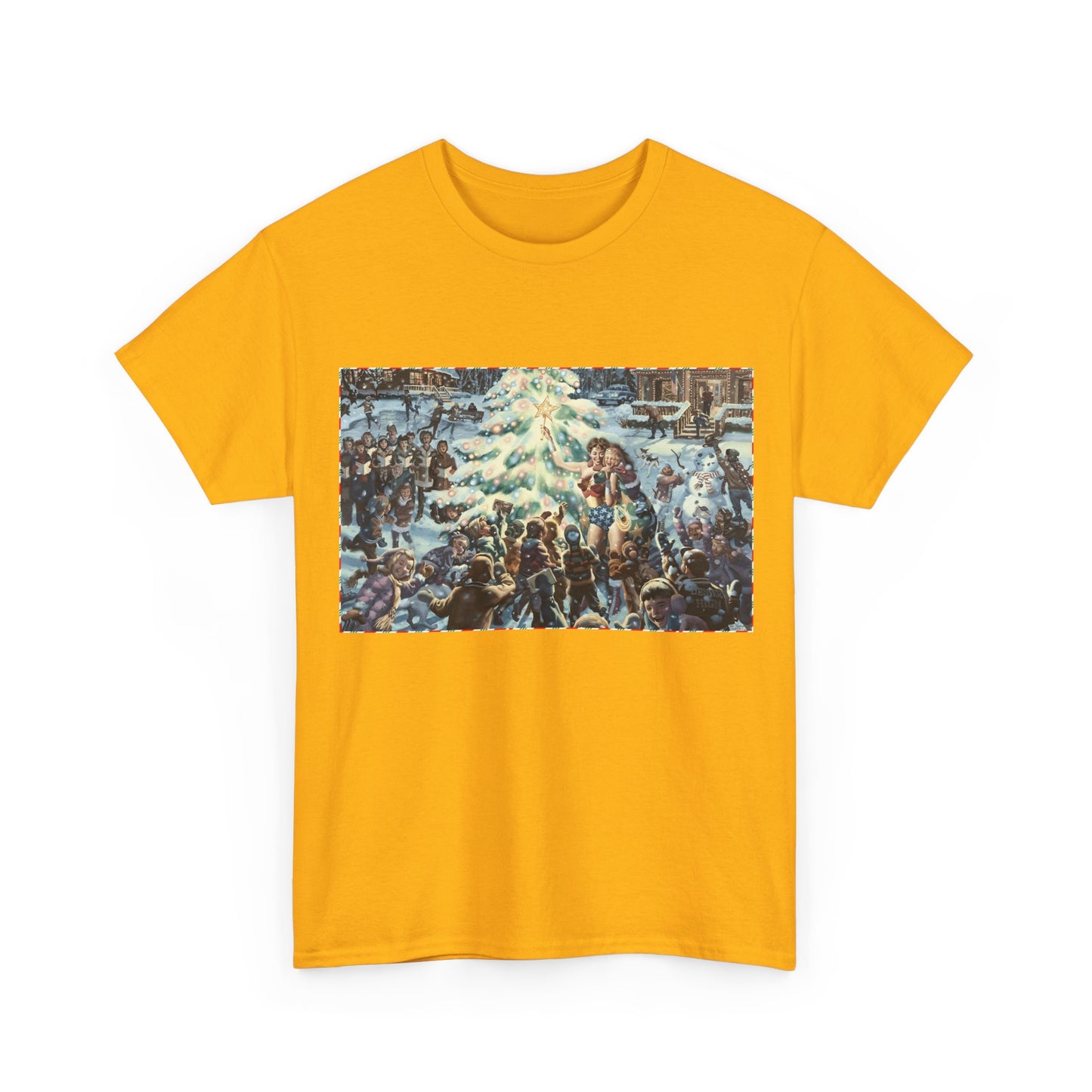Wonder Woman Christmas T-Shirt - Steve Rude Art - DC Comics