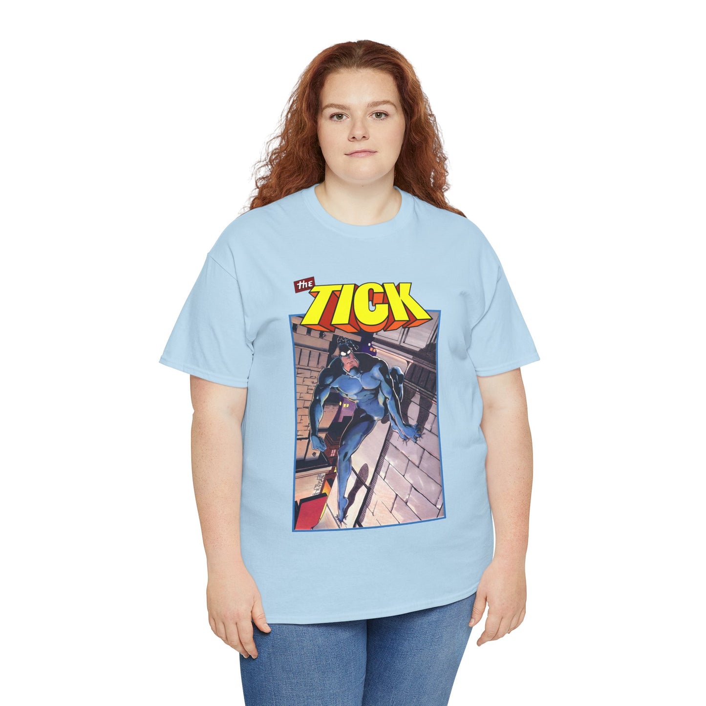 The Tick T-Shirt - Ben Edlund Creation - Popular 1980s Superhero