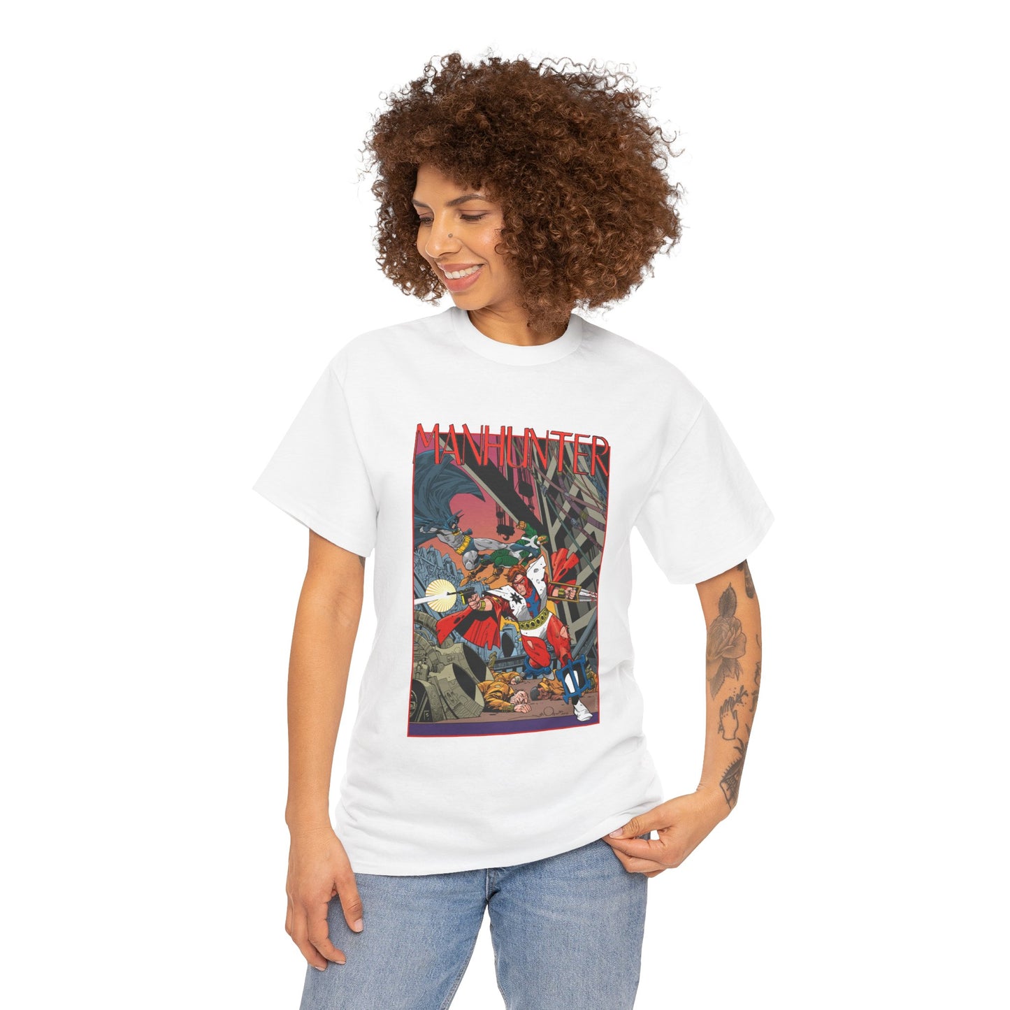 Manhunter T-Shirt - Walt Simonson Art - Paul Kirk - Batman, Detective Comics Back-Up Story - Against The Council