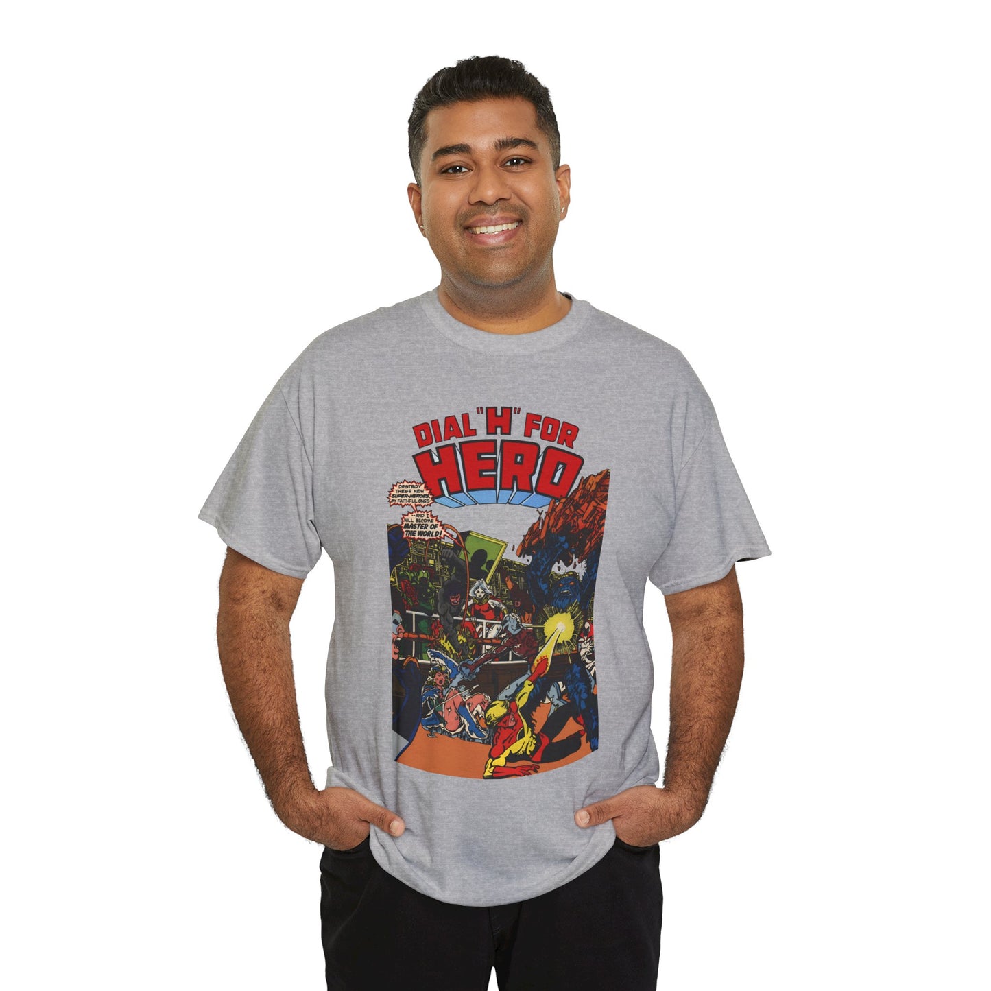 Dial "H" For Hero T-Shirt - George Perez Art - Chris King and Vicki Grant - Adventure Comics Series - DC Comics