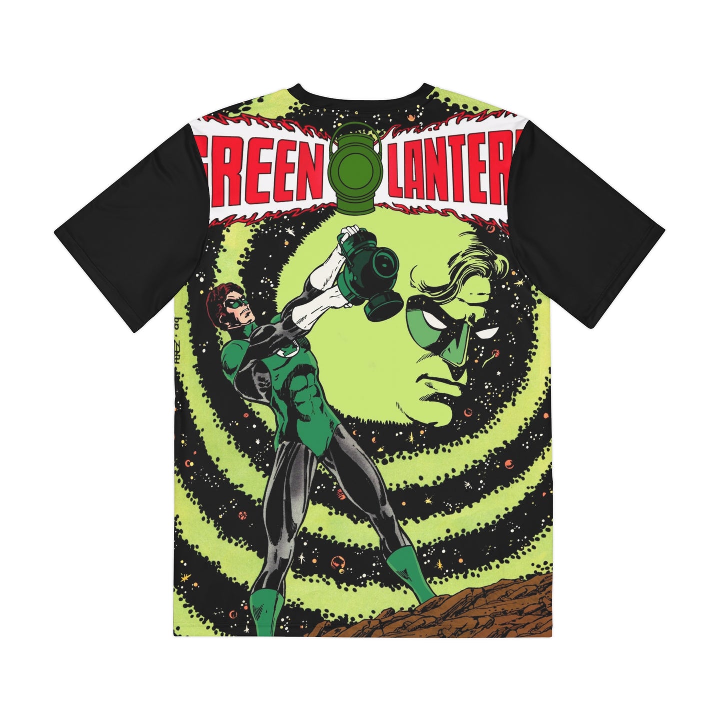 Green Lantern Polyester Tee (All-Over Print) - George Perez Art - Hal Jordan - DC Comics