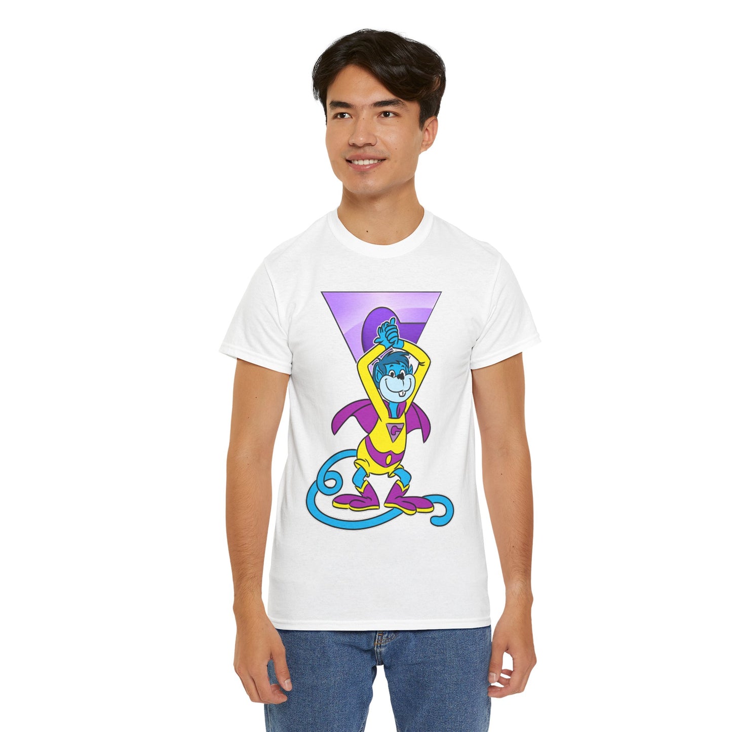 Gleek T-Shirt - Super Friends Cartoon - Wonder Twins Mascot - DC Comics - Space Monkey from Exxor - Zan & Jayna