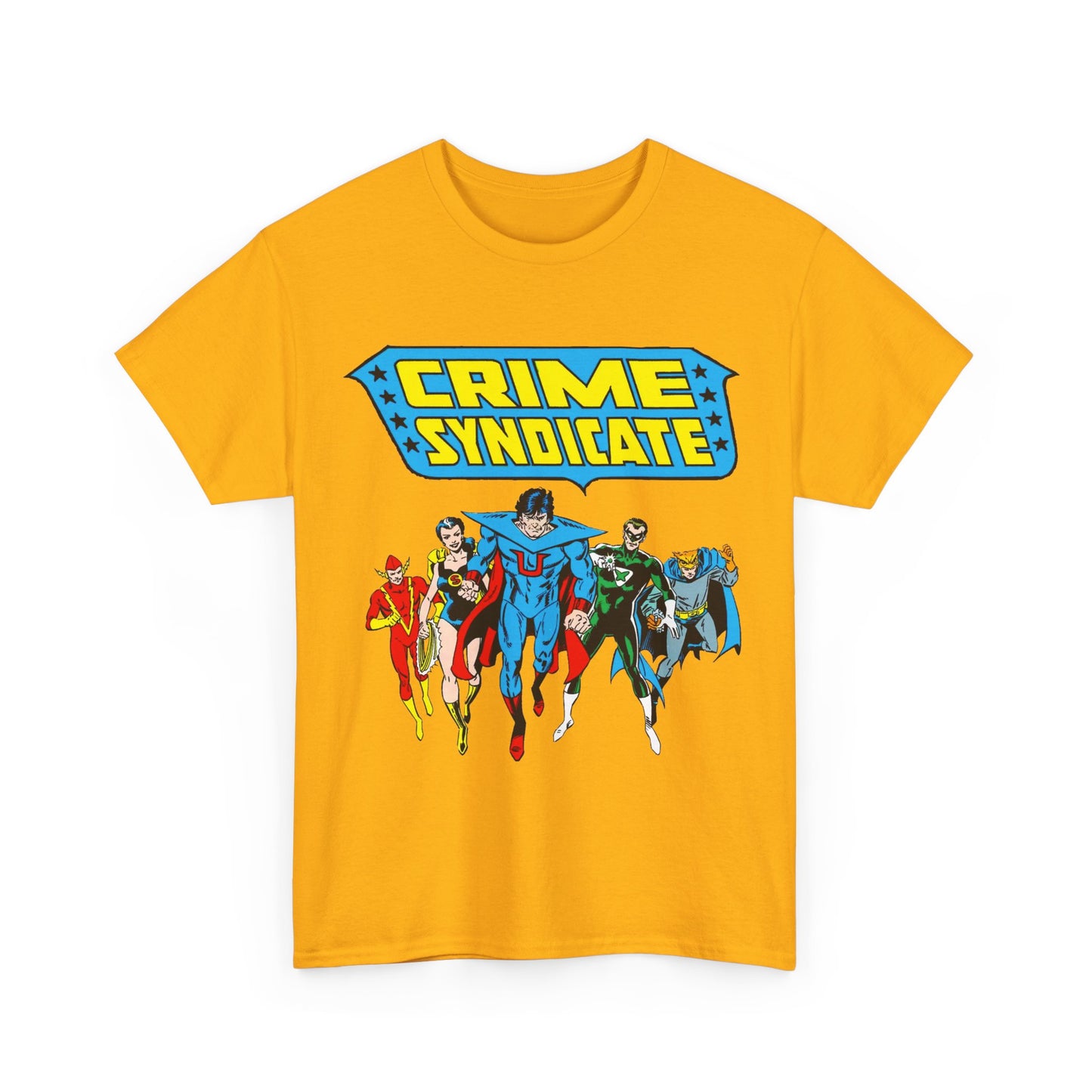 Crime Syndicate T-Shirt - Ultraman, Owlman, Superwoman, Power Ring, Johnny Quick - Earth 3 Justice League Villains - DC Comics