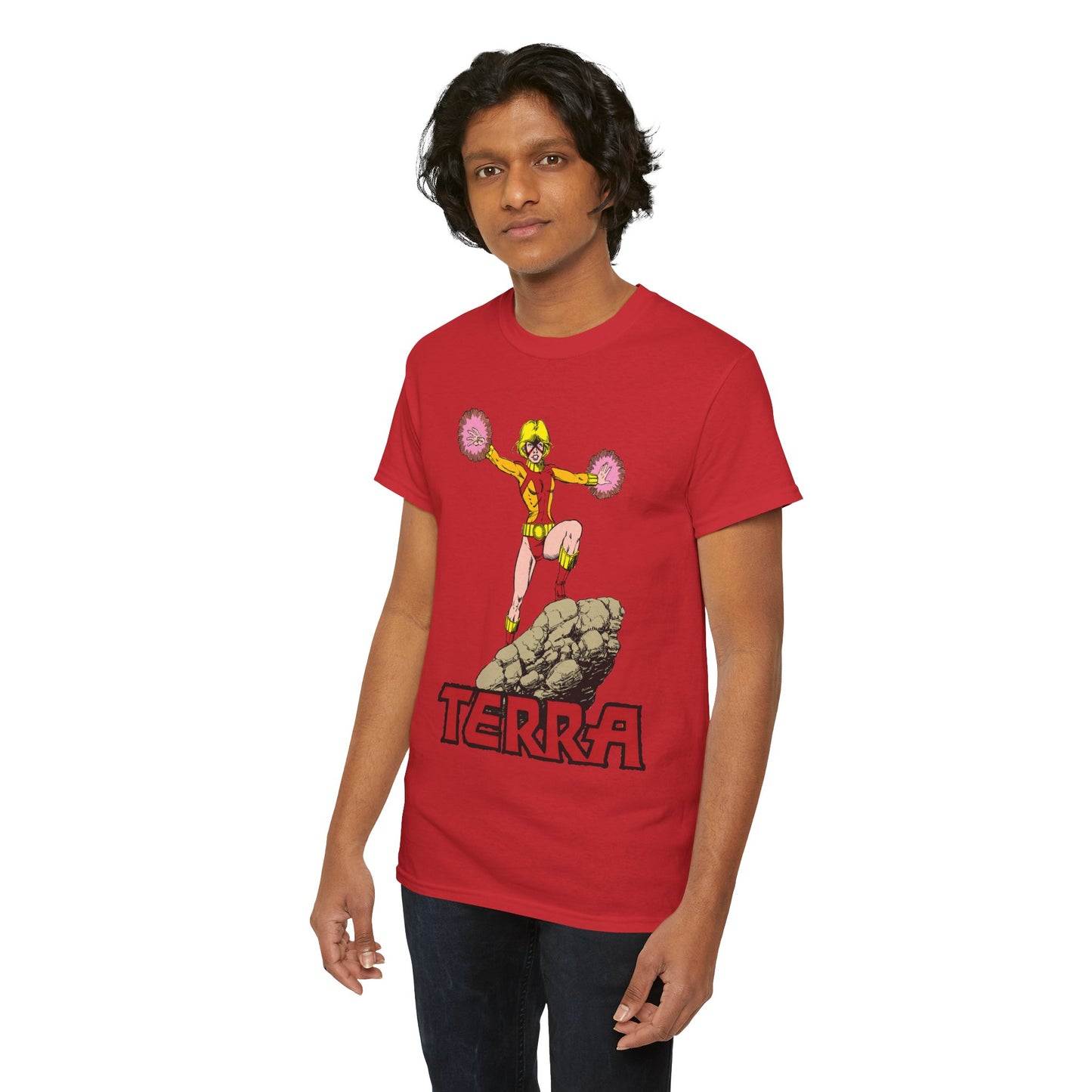 Terra T-Shirt - George Perez Art - - New Teen Titans & Traitor - Judas Contract - Tara Markov, Sister to Geo-Force - Deathstroke Ally - DC Comics