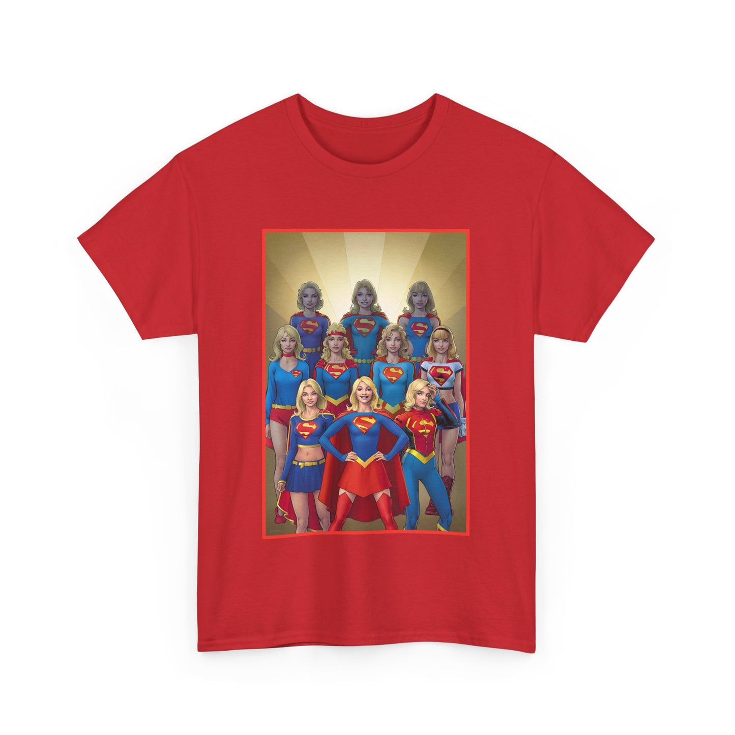 Supergirl Through the Ages T-Shirt - Nicola Scott Art - Kara from Kandor, Superman's Cousin, Linda Danvers - Survivor from Krypton - DC Comics