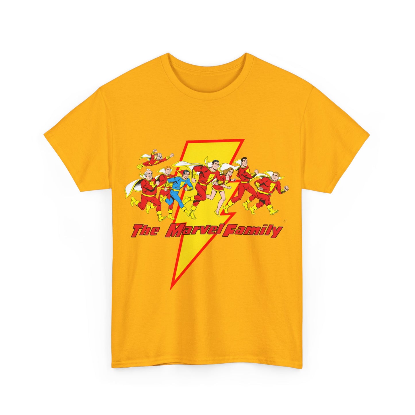 Marvel Family T-Shirt - Shazam - DC Comics - Mary Marvel, Hoppy the Marvel Bunny, Uncle Marvel, Captain Marvel Jr - DC Who's Who Art