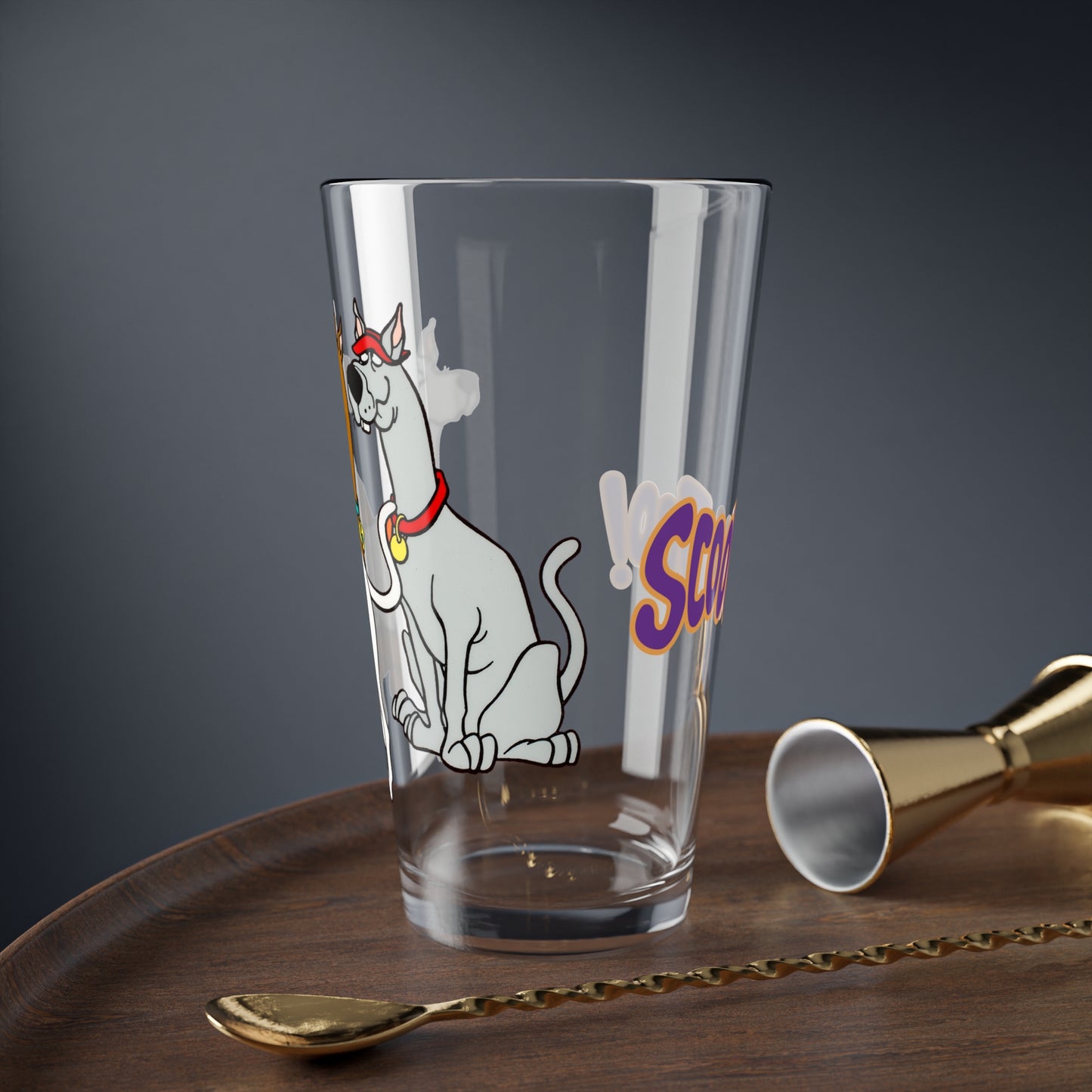 Scooby Doo, Dee & Dum Pint Glass, 16oz - Hanna-Barbera Cartoon Characters - Mystery Inc - Beloved Scooby-Doo Family Members - 1970s & 1980s Classic TV Animation