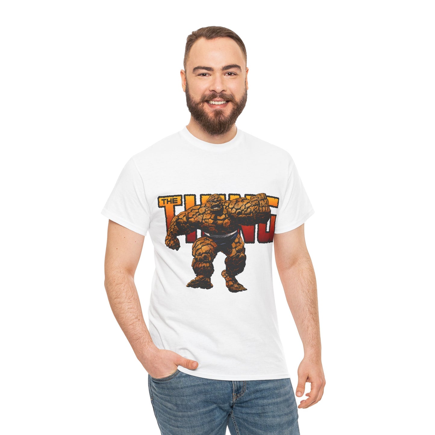 The Thing T-Shirt - Amazing John Byrne Art - Marvel Comics - Popular Fantastic Four Member - Ben Grimm
