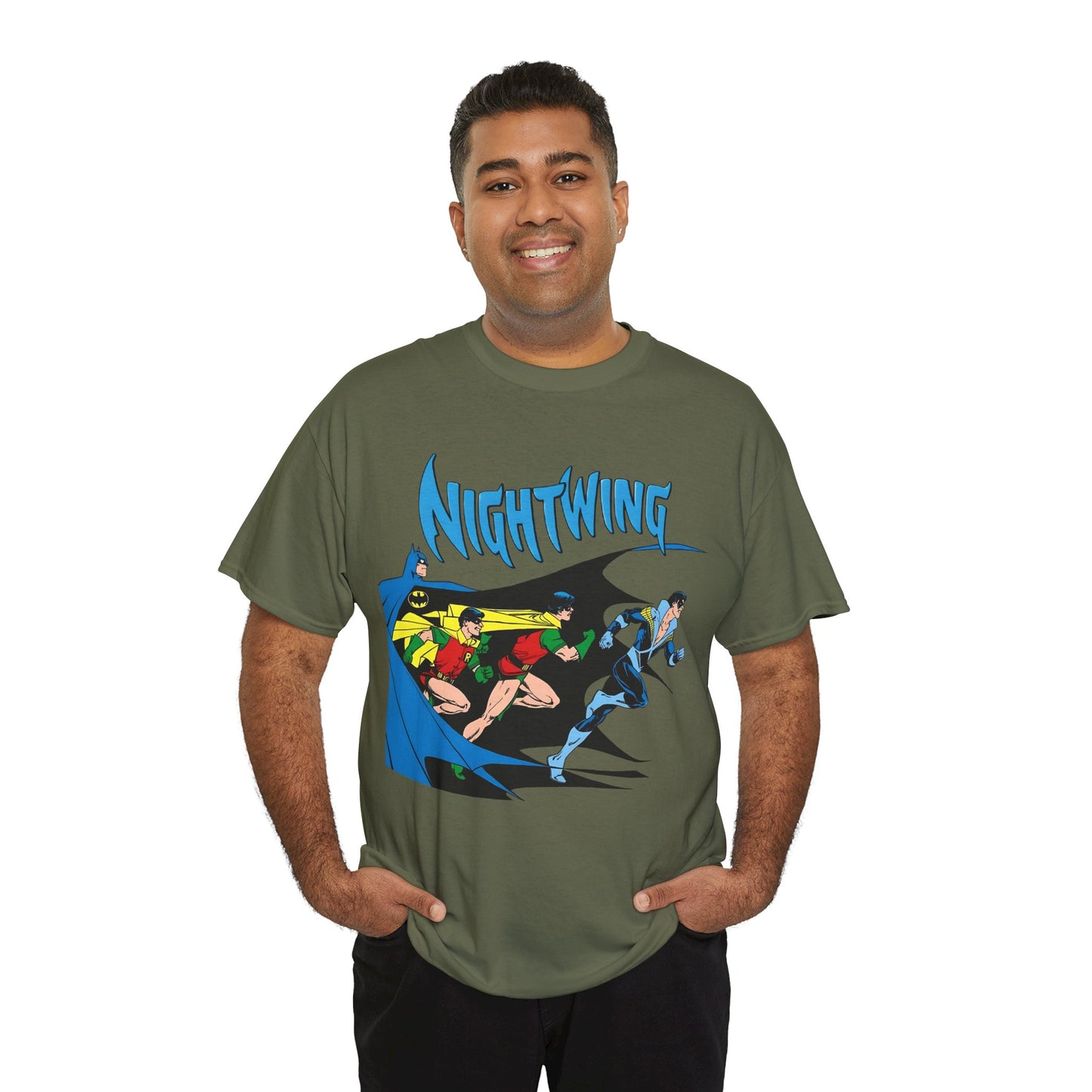 Nightwing T-Shirt - George Perez Art - Batman, Bruce Wayne, Robin, Dick Grayson - New Teen Titans Leader - DC Comics