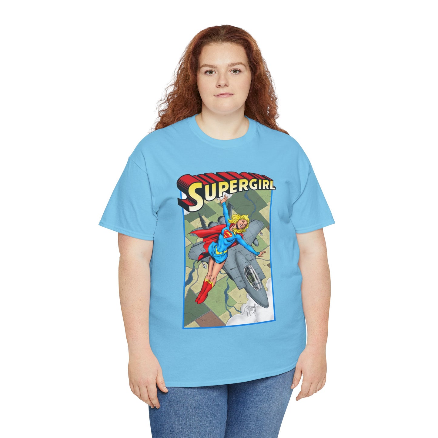 Supergirl T-Shirt - Tom Grummett Art - Kara from Argo City, Superman's Cousin - The Maid of Might - DC Comics