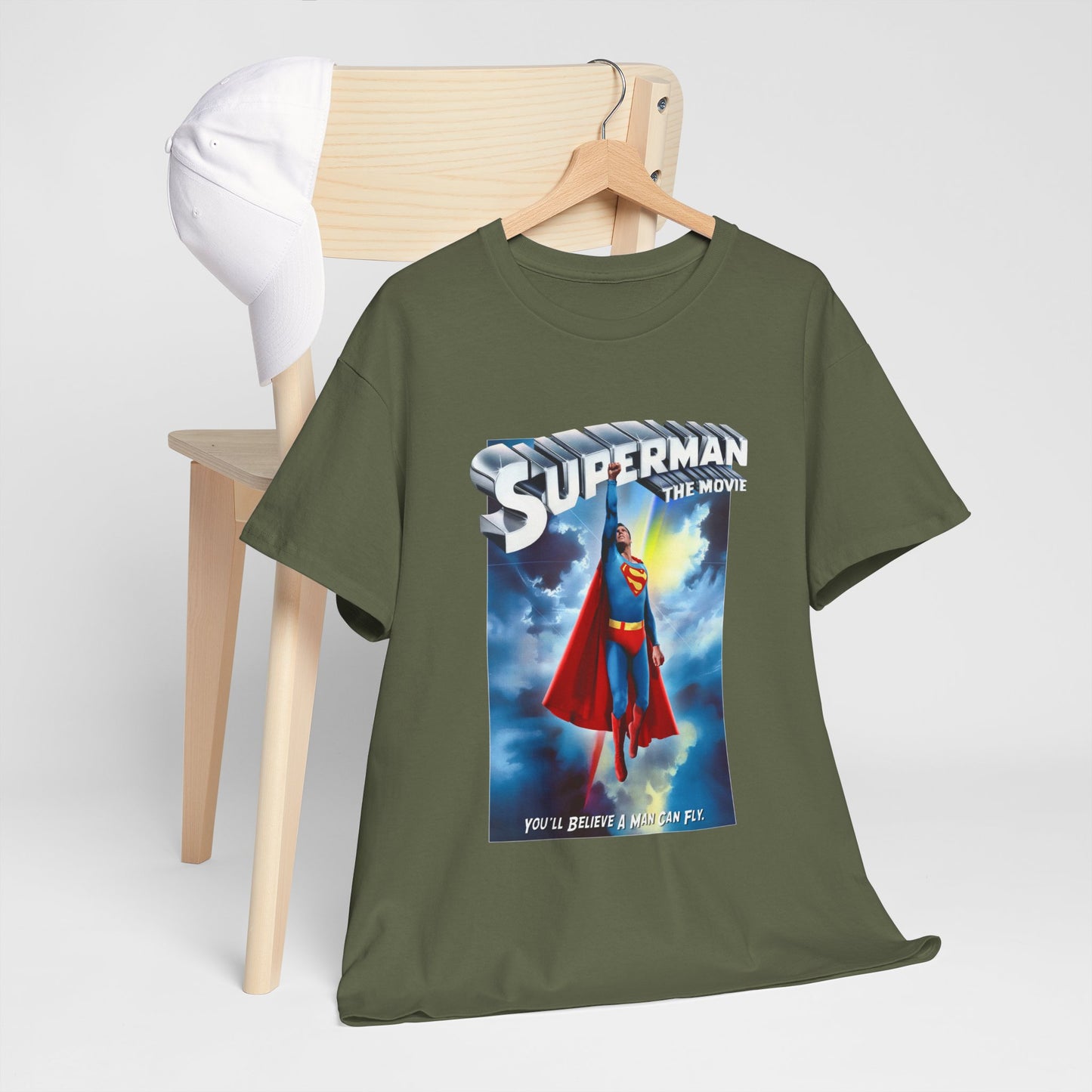 Superman The Movie T-Shirt - DC Comics - Man of Steel - Christopher Reeve 1978