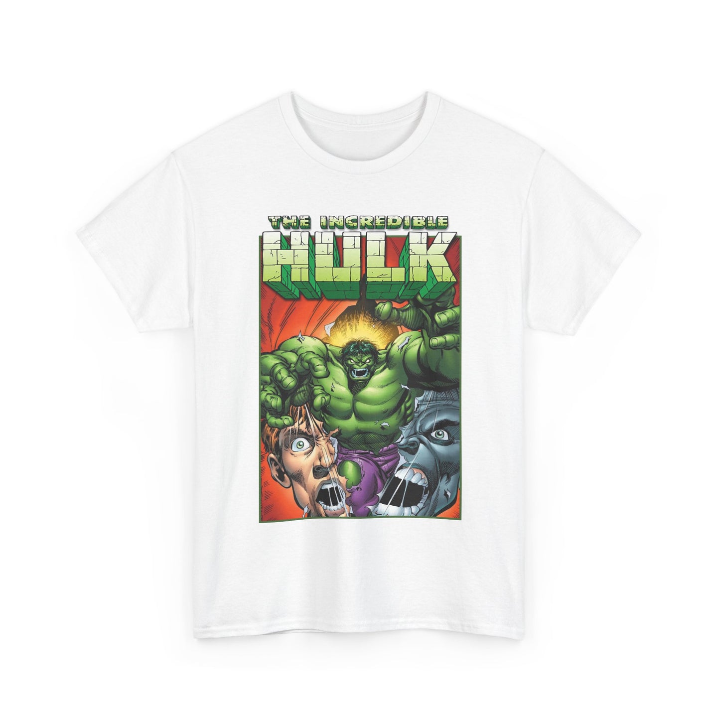 Incredible Hulk T-Shirt - Dale Keown Art - Bruce Banner Psyche - Peter David Story - 1990s Art - Marvel Comics