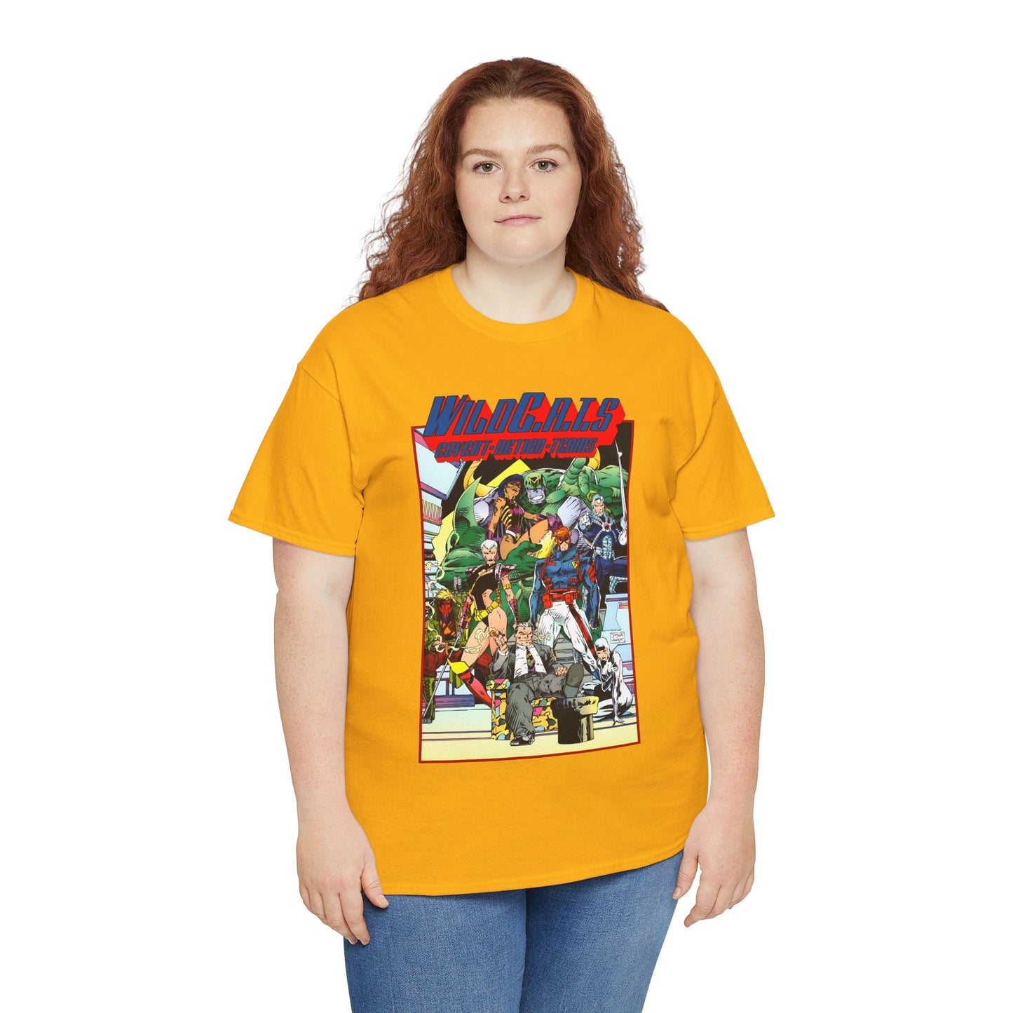 Wildcats Shirt - Jim Lee Art - Warblade, Maul, Voodoo, Grifter, Zealot, Emp, Void - Image Comics/Wildstorm/DC Comics