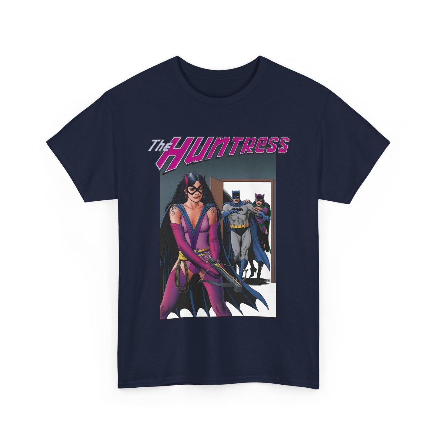 Huntress Shirt - Brian Bolland Art - Helena Wayne, Batman and Catwoman's Daughter - JSA Member, Earth 2 - DC Comics