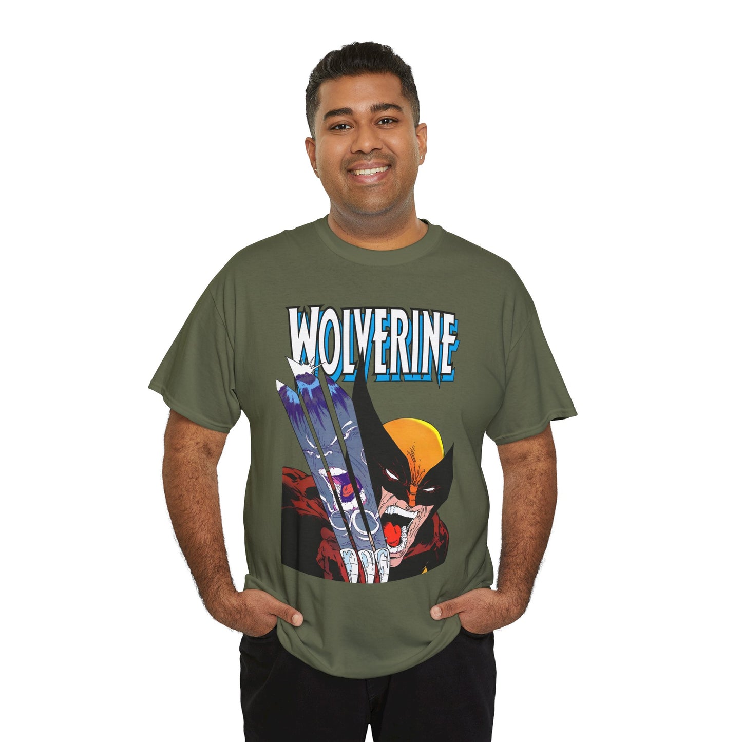 Wolverine T-Shirt - Amazing Todd McFarlane Art - Classic Image Vs Incredible Hulk - Marvel Comics - Logan
