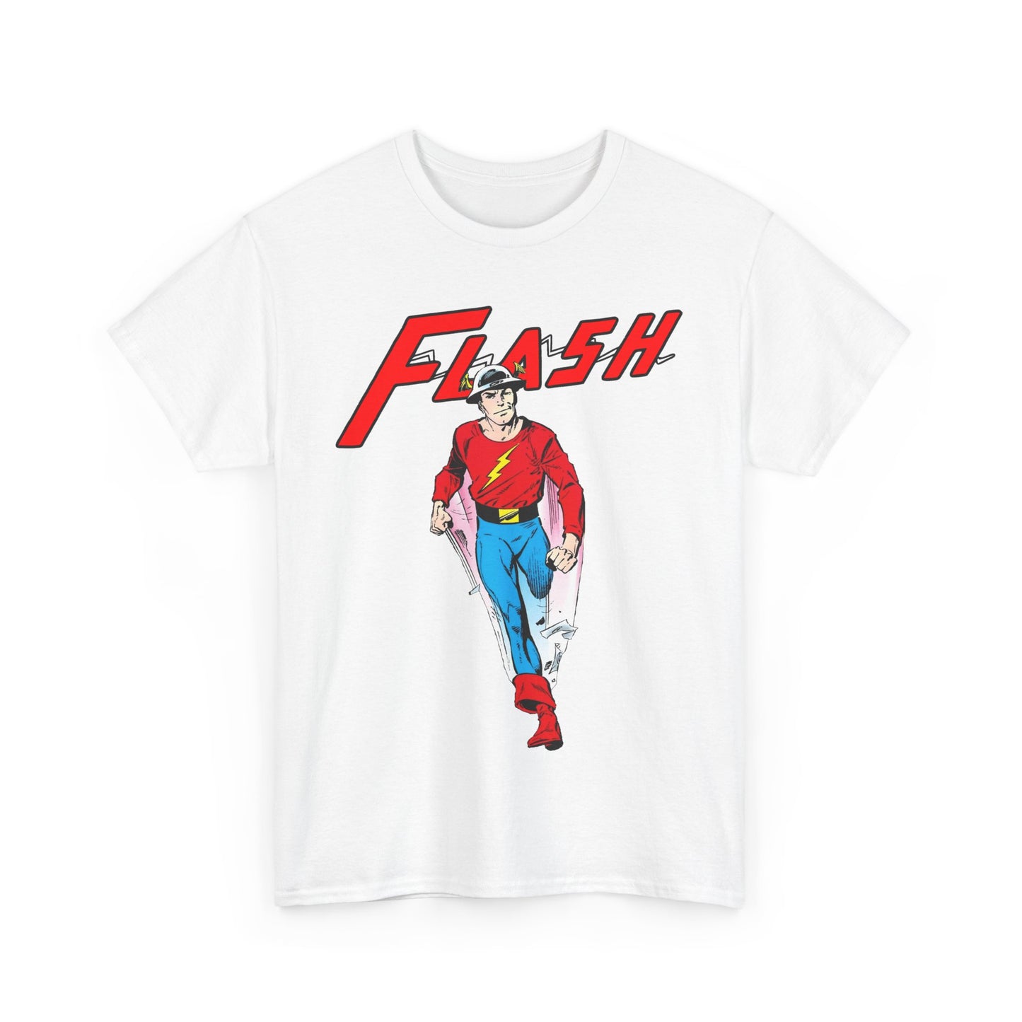 Golden Age Flash T-Shirt - John Byrne Art - Justice Society/JSA Member - Jay Garrick - Speedster
