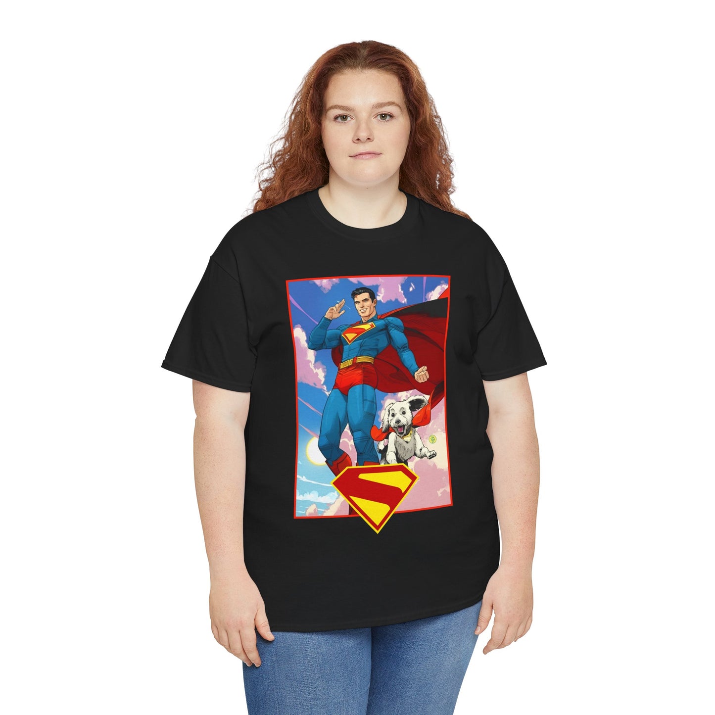 Superman & Krypto T-Shirt - DC Comics - New James Gunn Movie 2025 - Dan Mora Art - Man of Steel