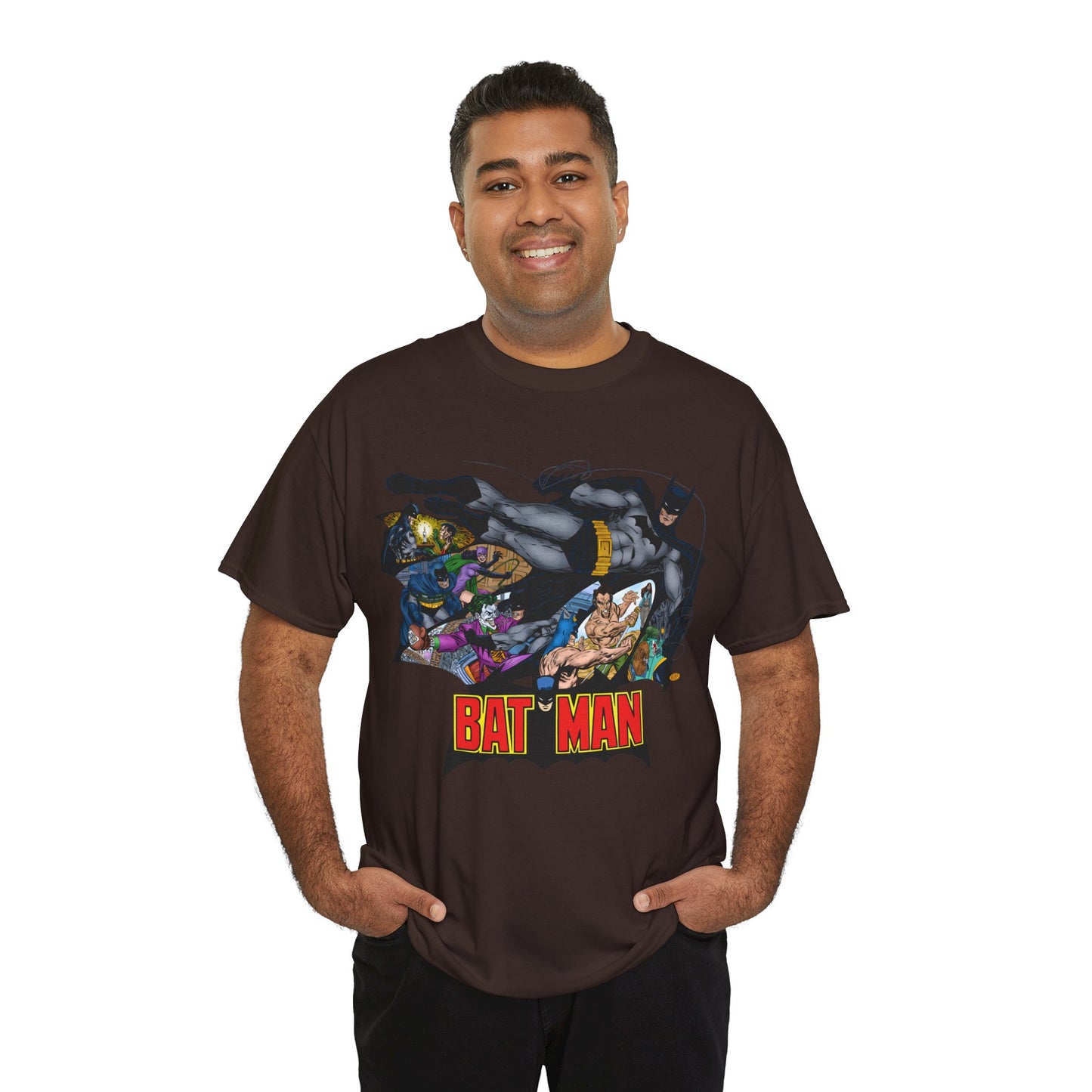 Batman T-Shirt - John Byrne Art - Joker, Catwoman, Ra's al Ghul, Talia - DC Comics - The Batcave