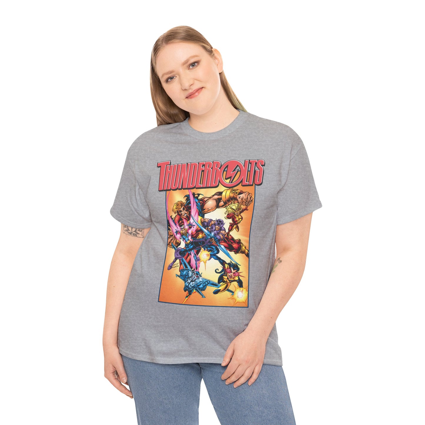 Thunderbolts T-Shirt - Mark Bagley Art - Hawkeye, Songbird - Marvel Comics - Avengers Connection