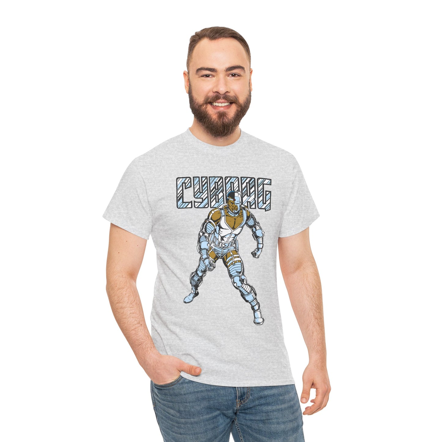 Cyborg T-Shirt - George Perez Art - New Teen Titans, Justice League - Victor Stone - DC Comics