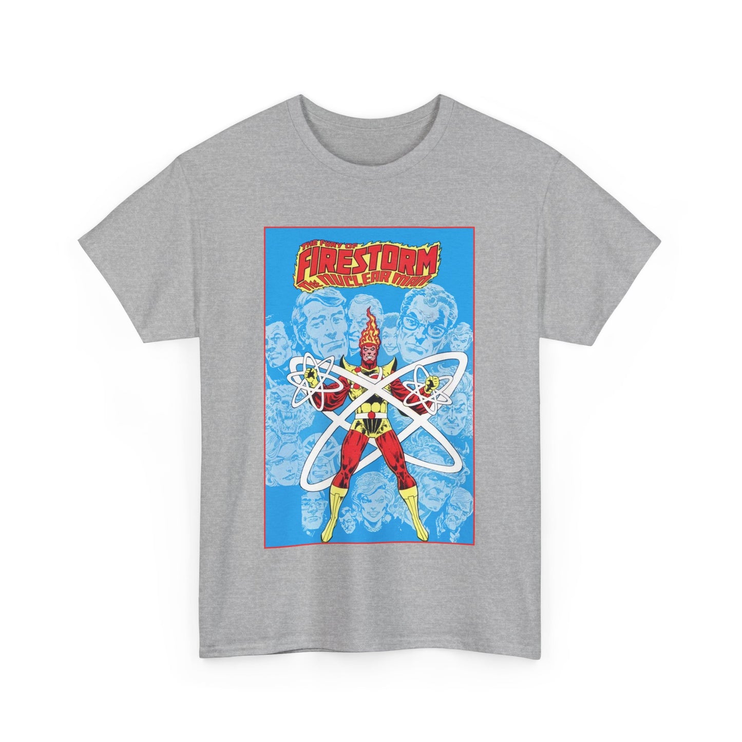 Fury of Firestorm T-Shirt - Pat Broderick Art - The Nuclear Man, Ronnie Raymond - JLA Member - DC Comics
