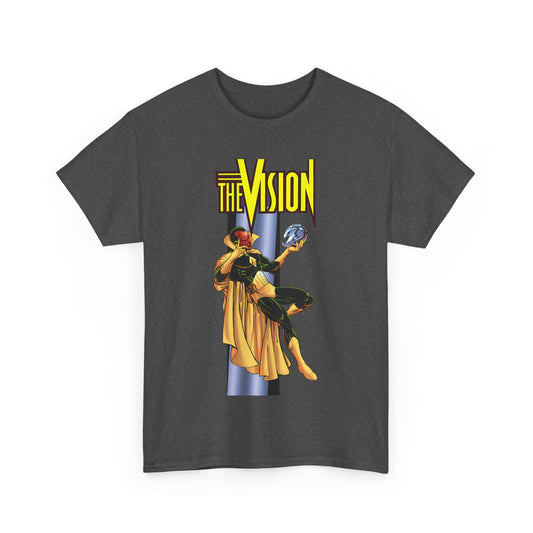 Vision T-Shirt - George Perez Art - Built by Ultron - Avengers Member - Marvel Comics